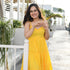 Aureolin Yellow Long Dress