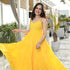 Aureolin Yellow Long Dress