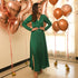 Holly Green Long Dress