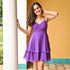 Royal Lilac Short Dress