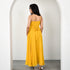Olivia Yellow Georgette Dress