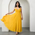 Olivia Yellow Georgette Dress