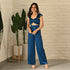 Electric Blue Satin Co-ord Set