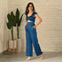Electric Blue Satin Co-ord Set