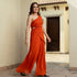 Orange Crush One Shoulder Jumpsuit