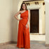 Orange Crush One Shoulder Jumpsuit