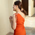 Orange Crush One Shoulder Jumpsuit