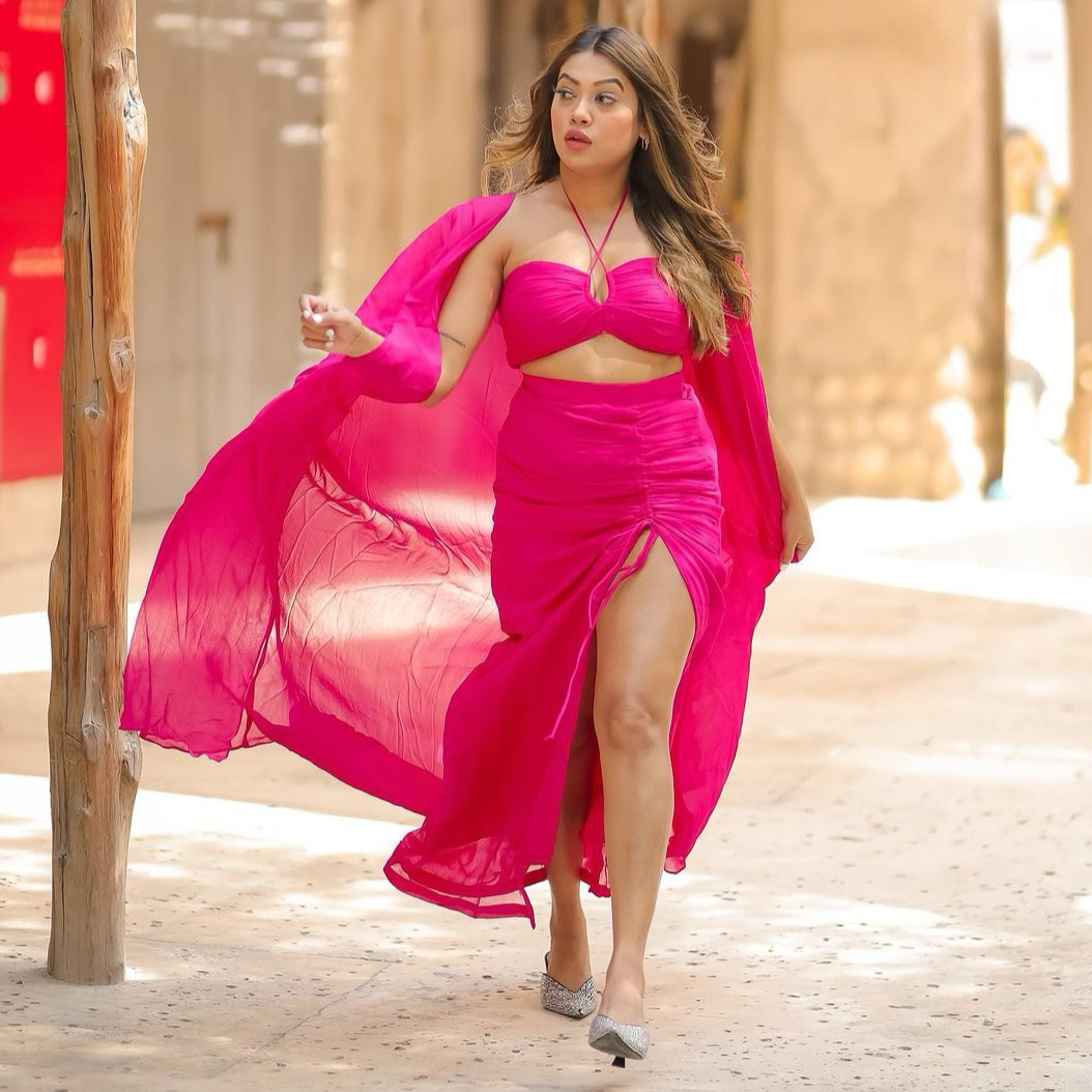 Aakriti Rana in Neon Nectar 3-Piece Set