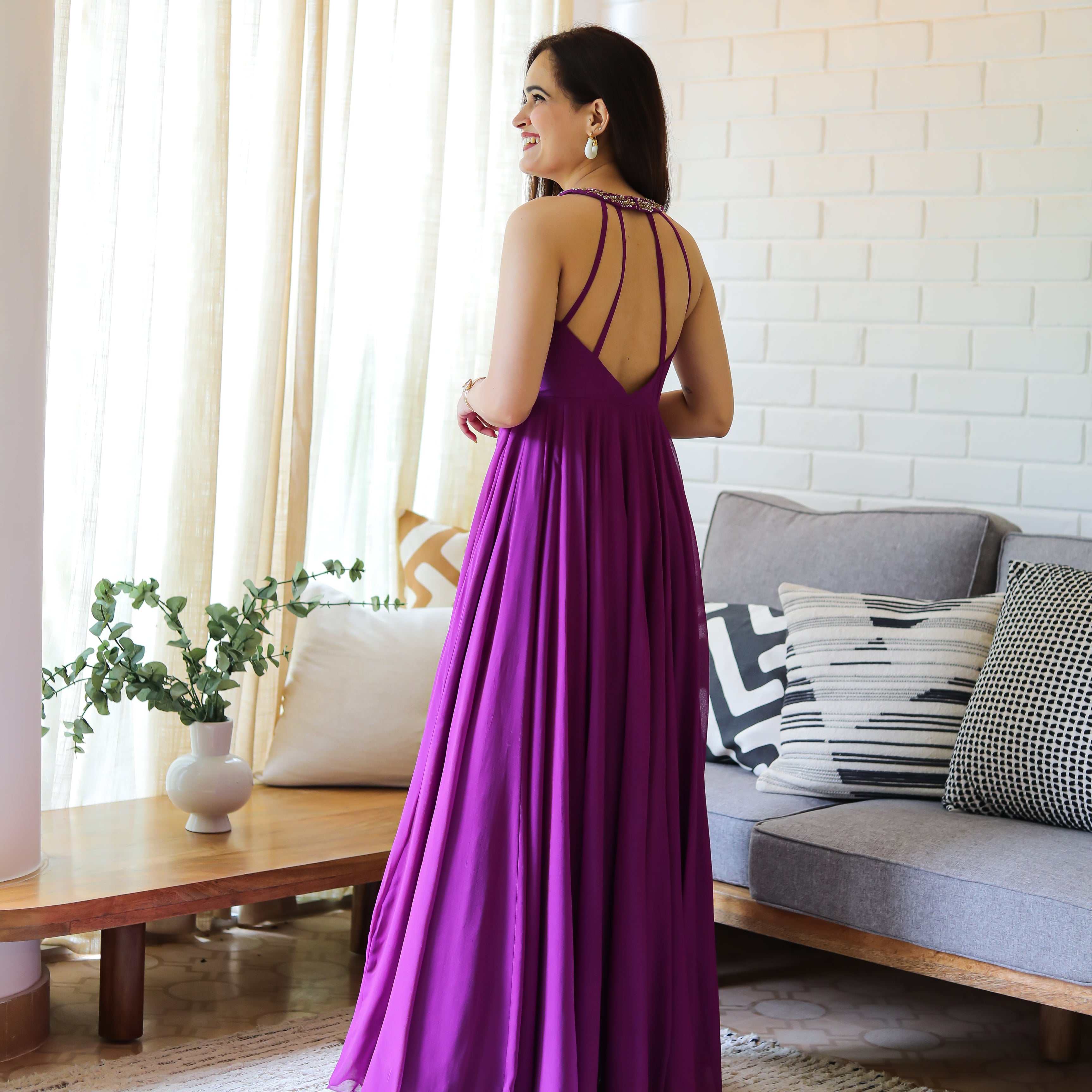 Mulberry Long Dress