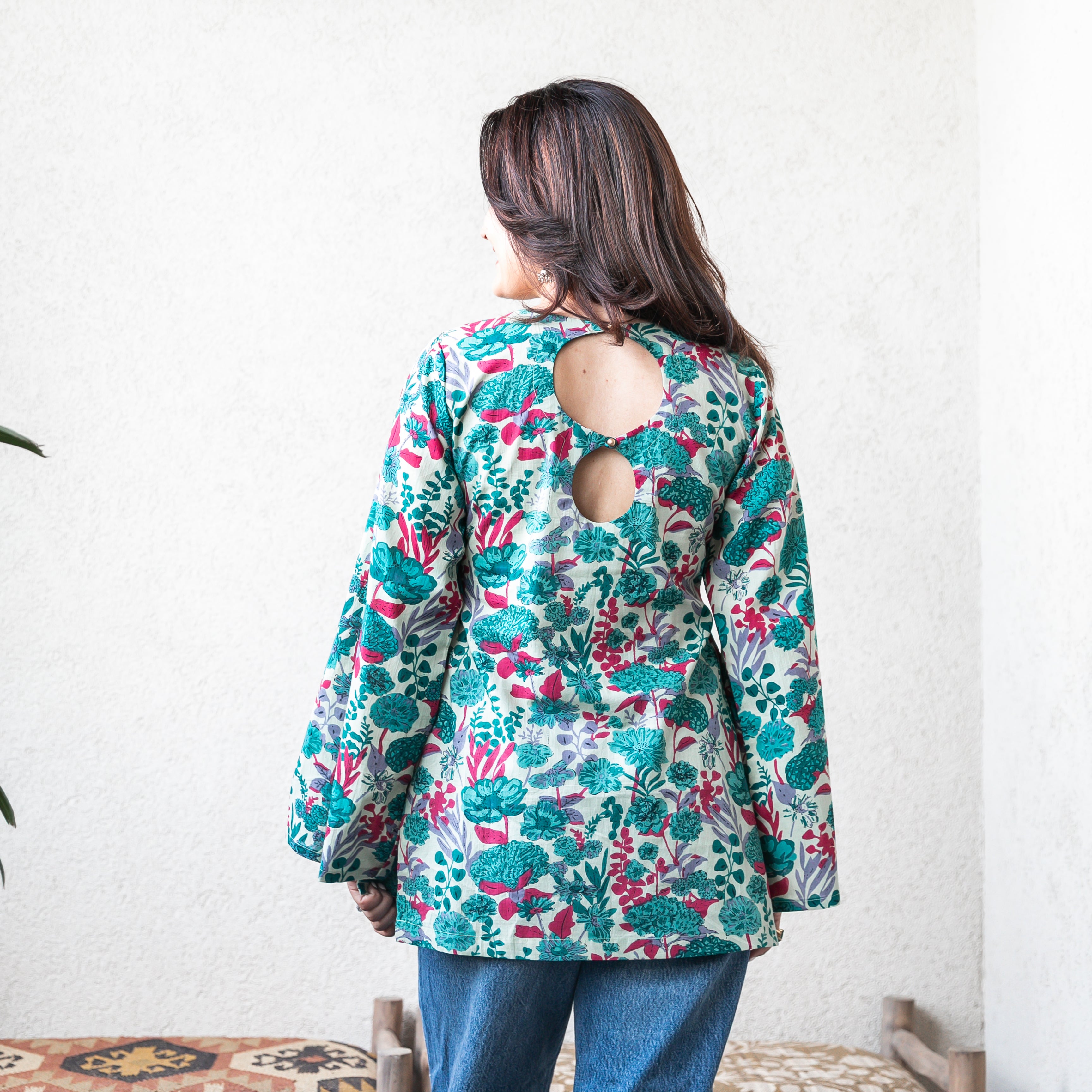 Creeper Green Craft Top