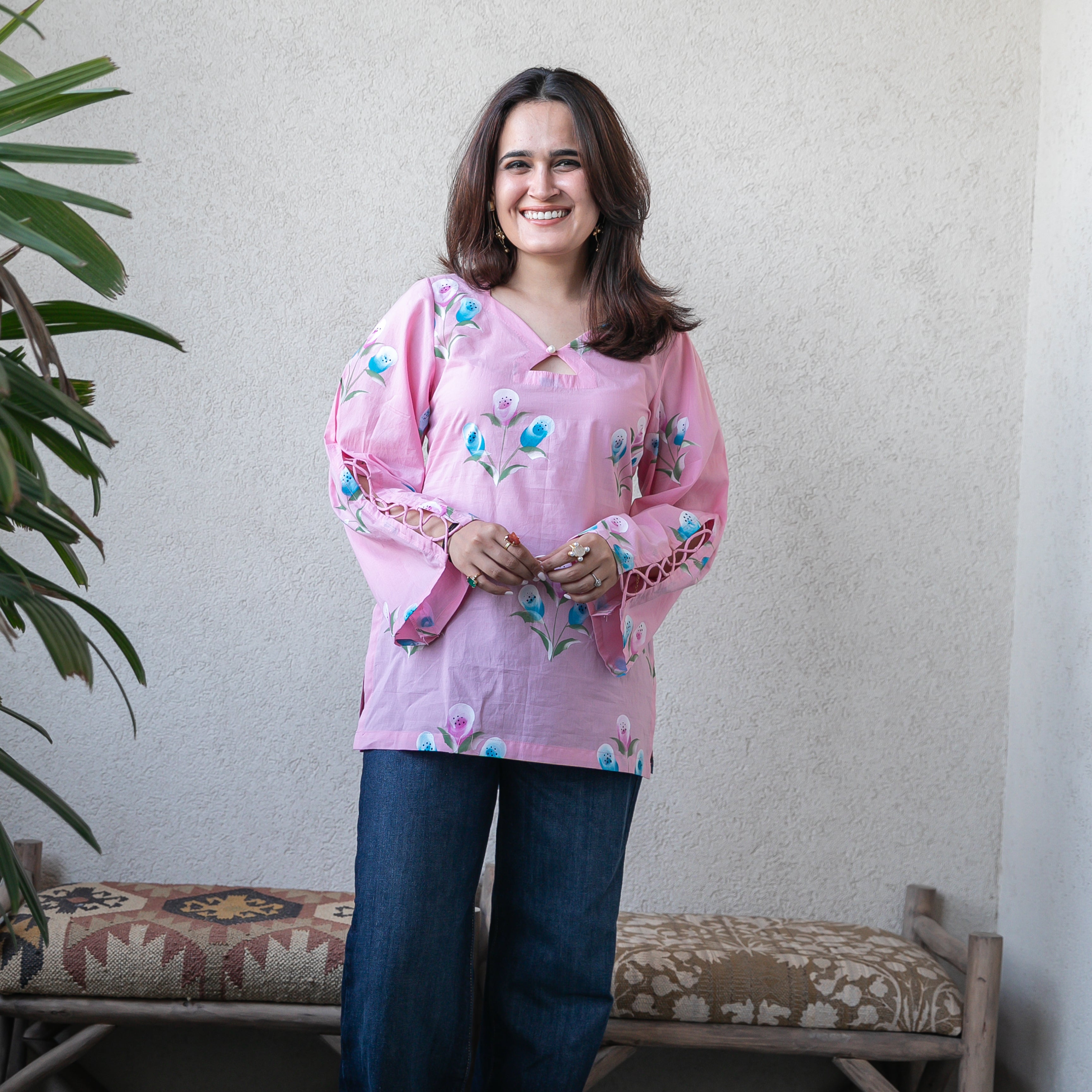 Hazy Pink Craft Top