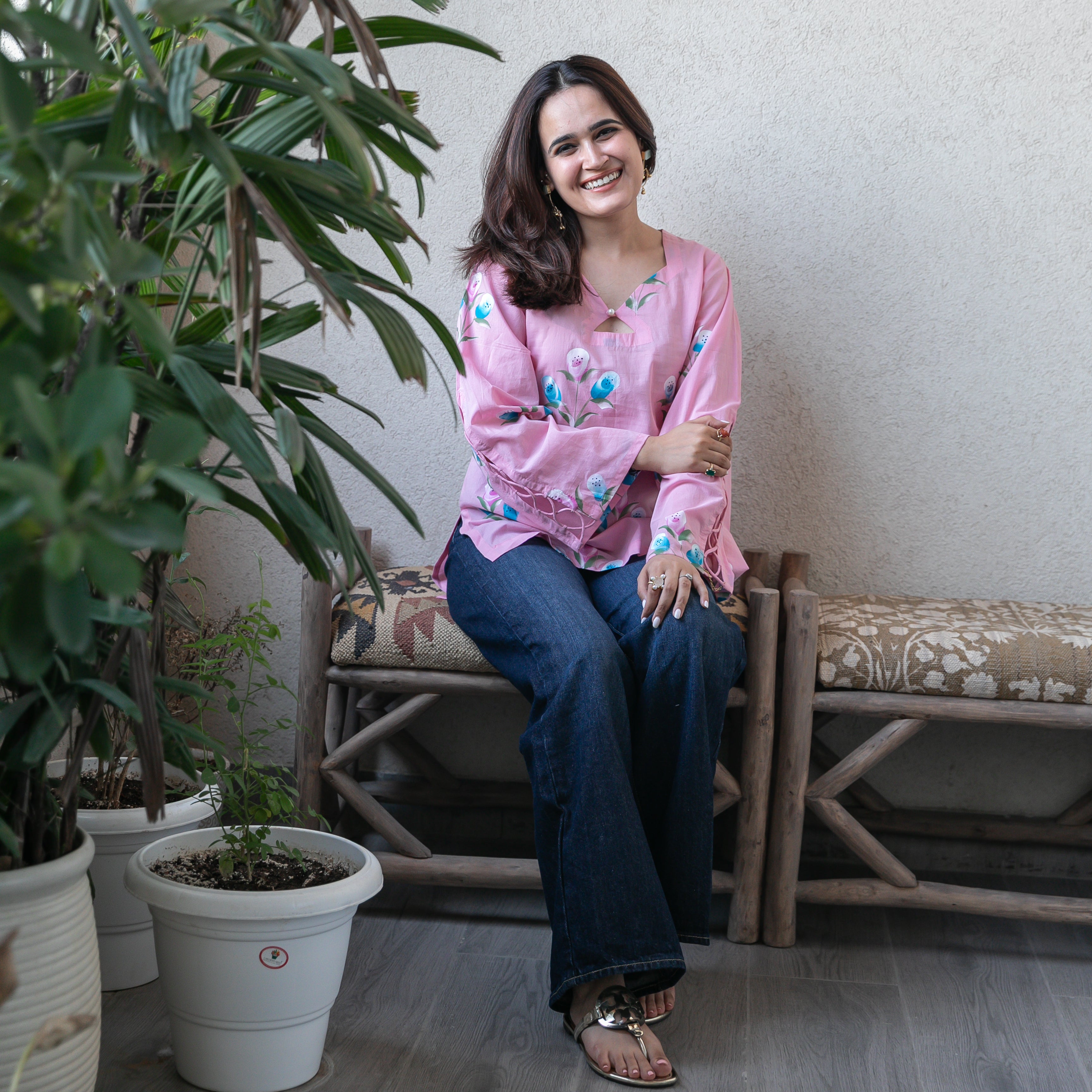 Hazy Pink Craft Top