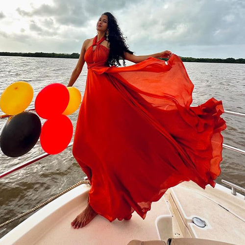 Savanna Backless Long Dress