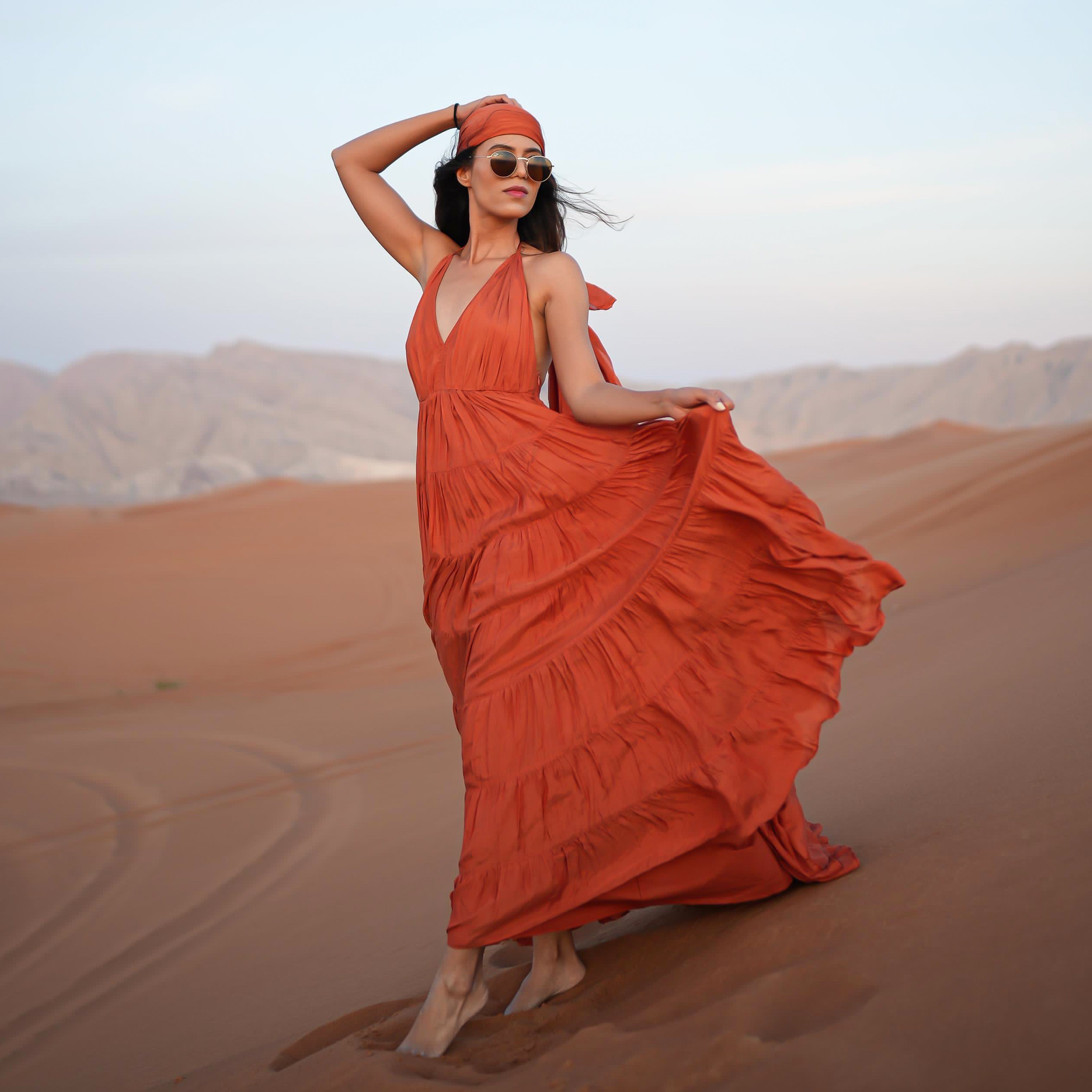 Aakriti Rana in Tangy Attire 2-Piece Set