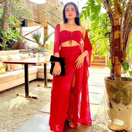 Aakriti Rana in Neon Nectar 3-Piece Set