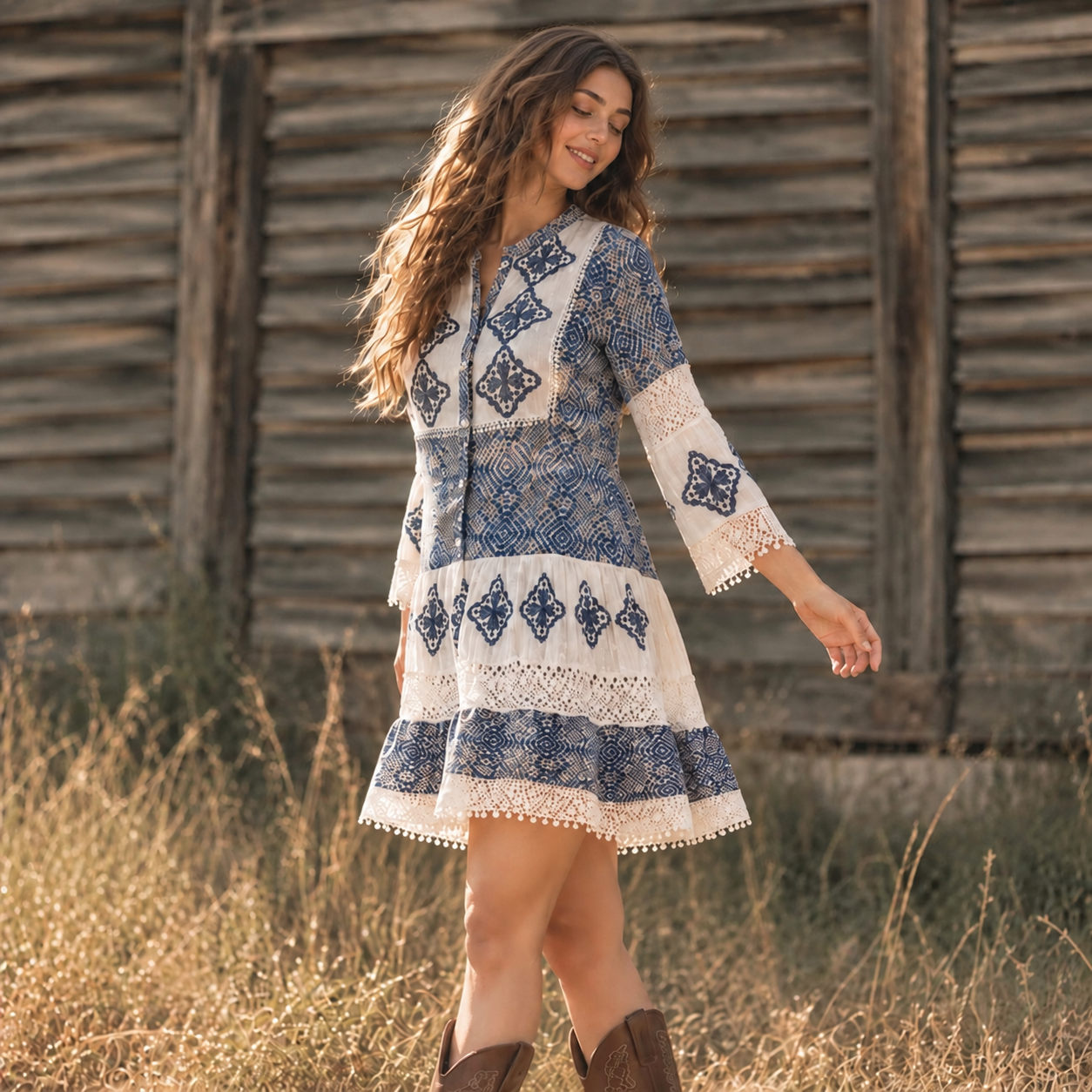 Flora cotton Dress