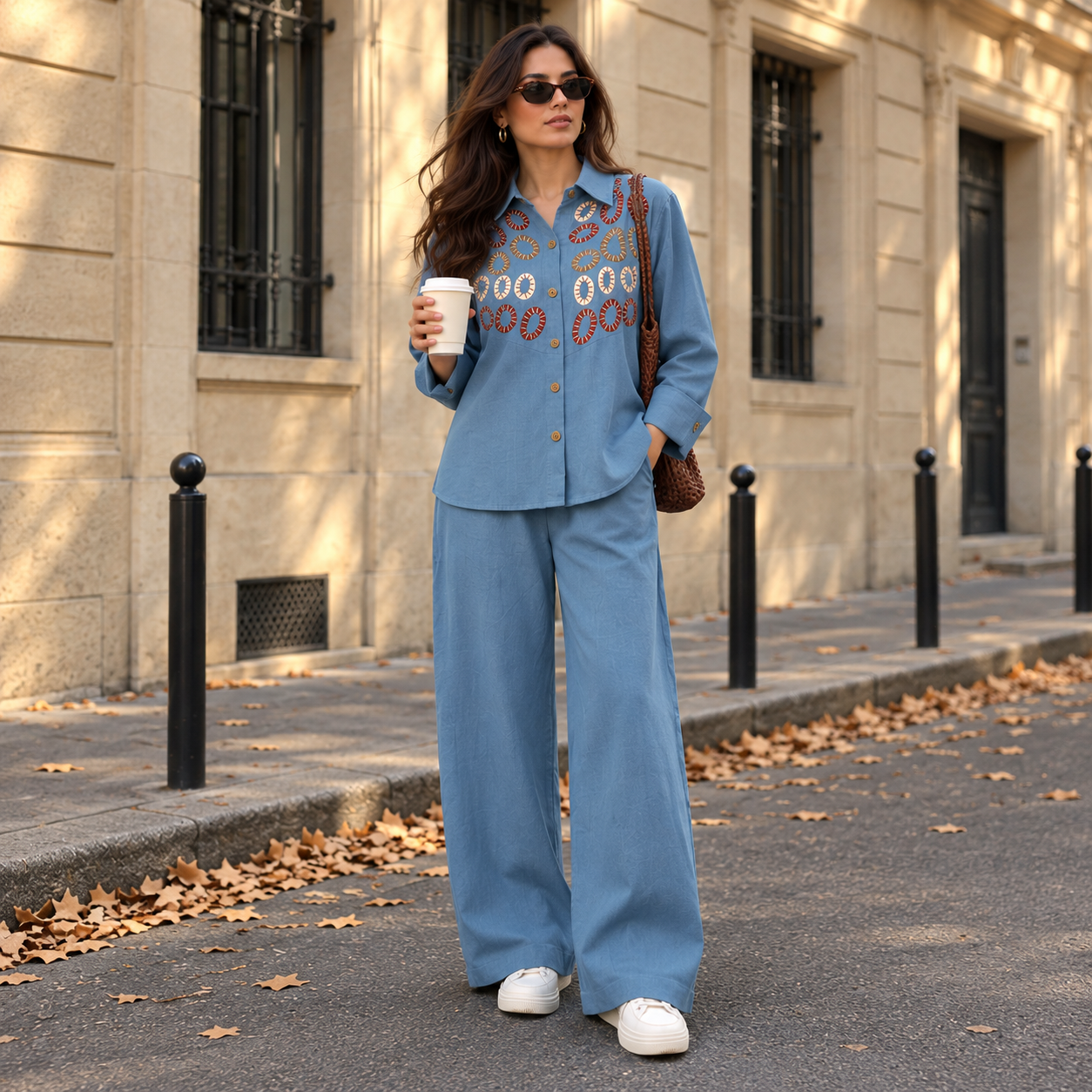 Elara blue Co-ord Set
