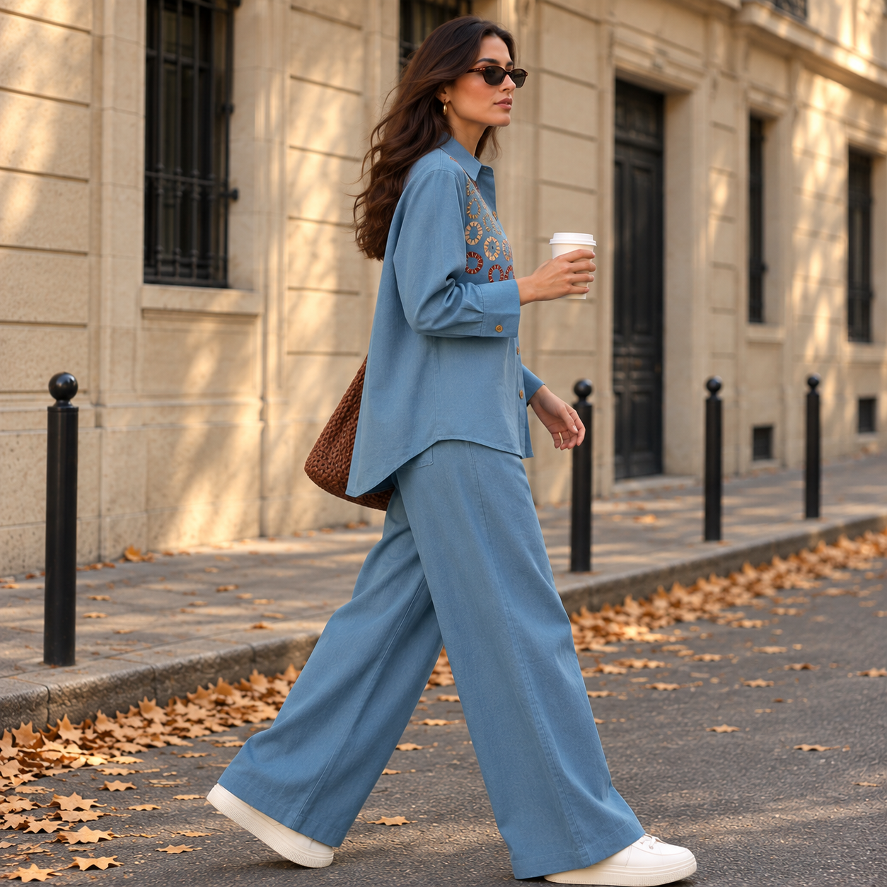 Elara blue Co-ord Set