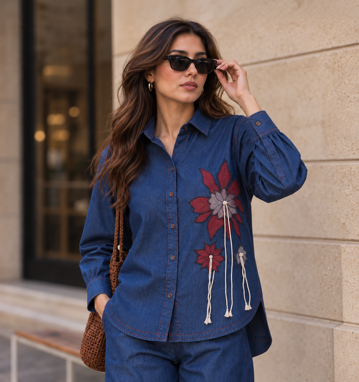 Sapphire Blue Co-ord Set