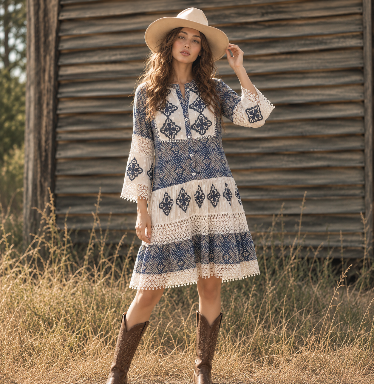 Flora cotton Dress
