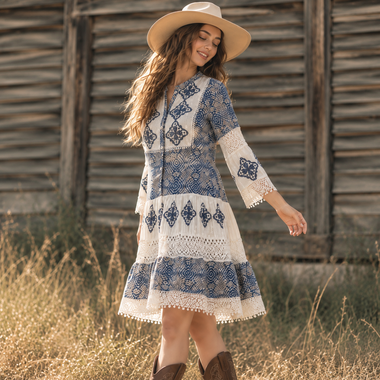 Flora cotton Dress