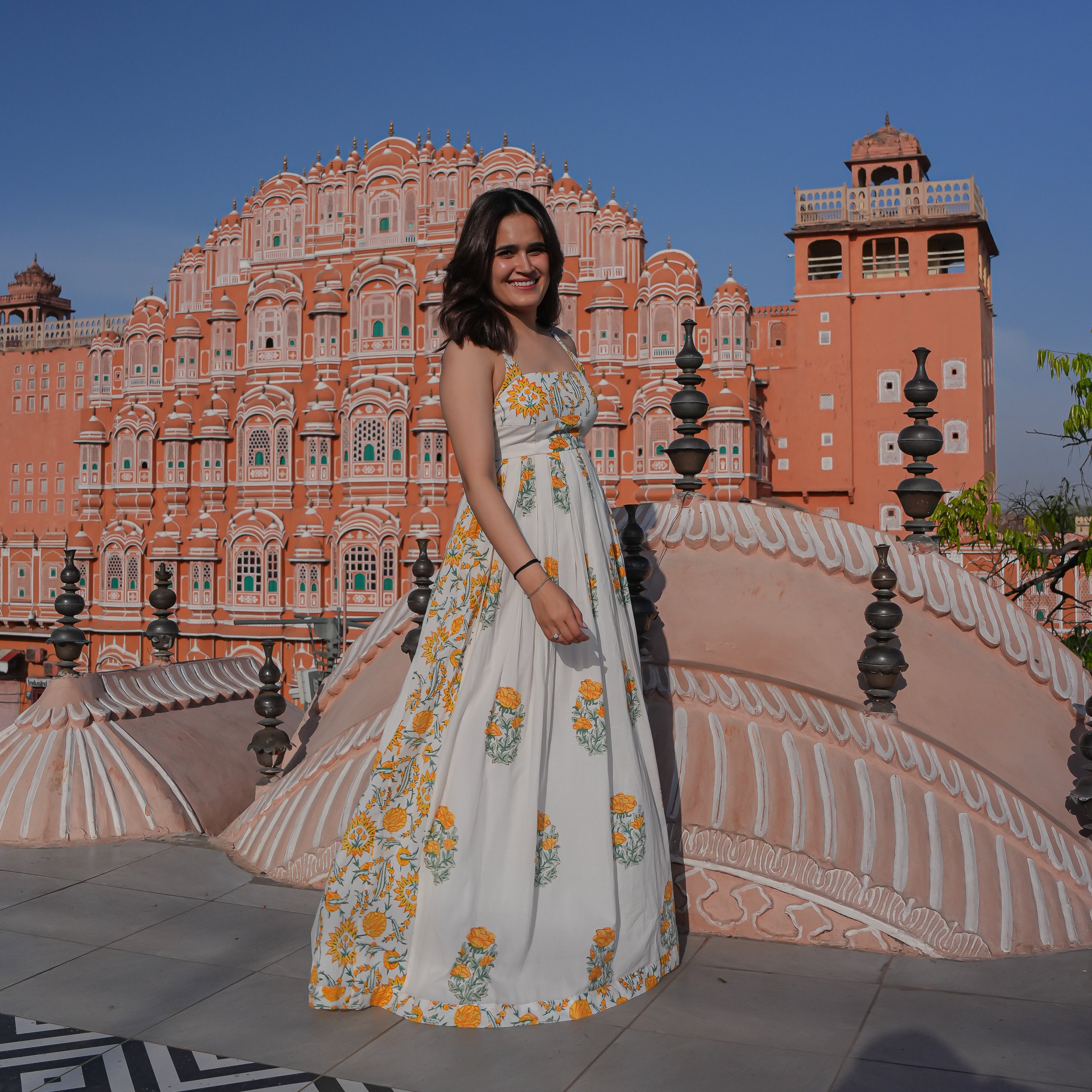 Surkh Bloom Long Dress