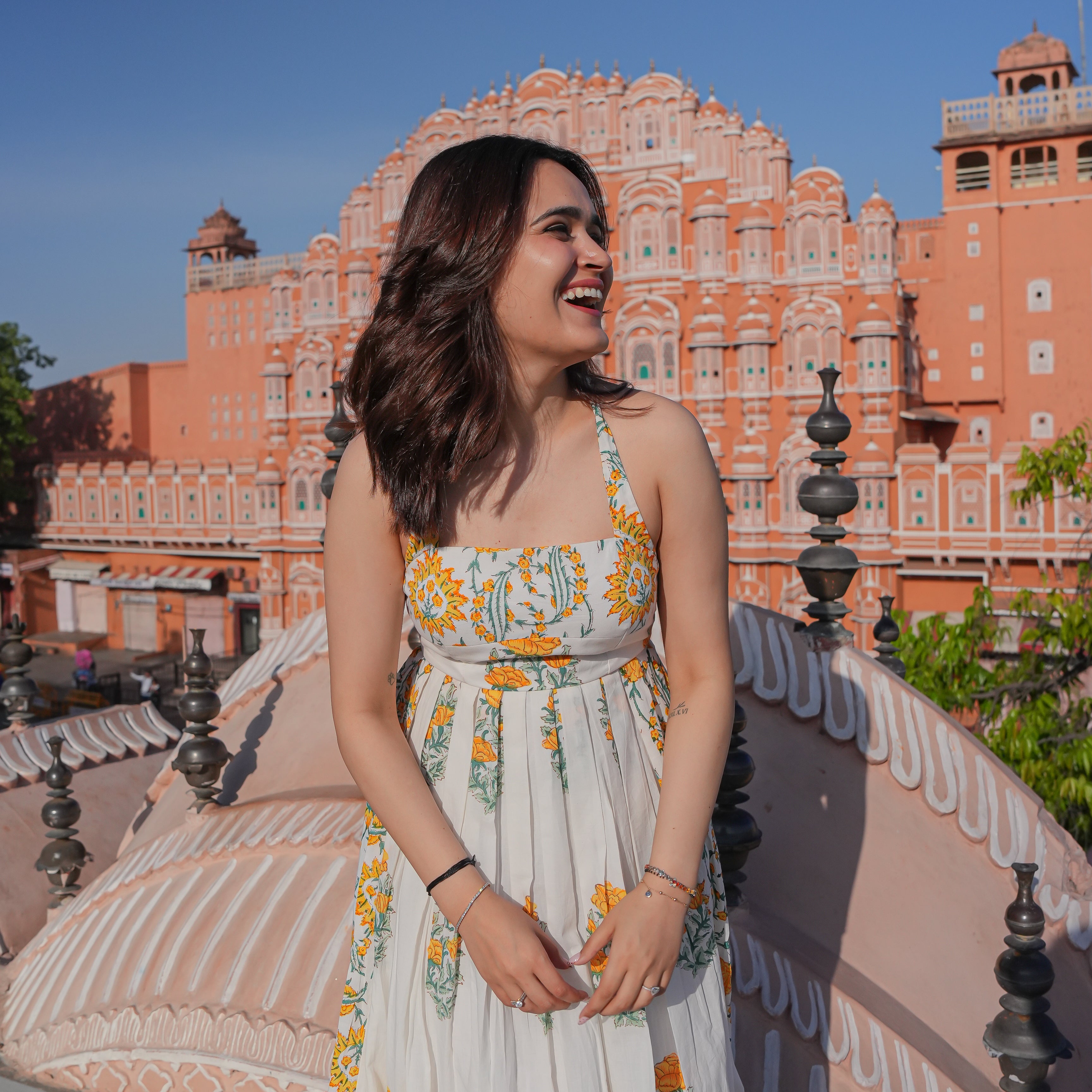 Surkh Bloom Long Dress