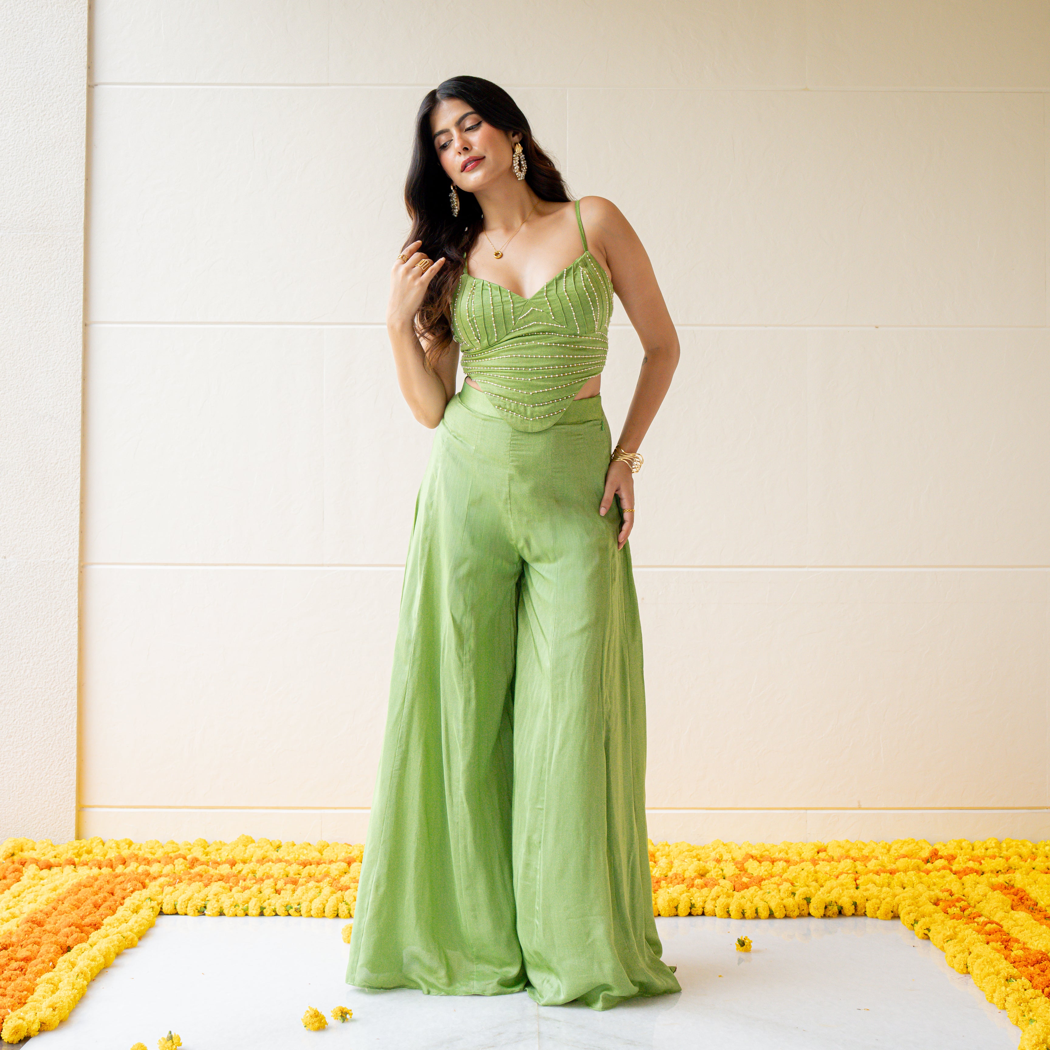 Valeria Green Matching Set