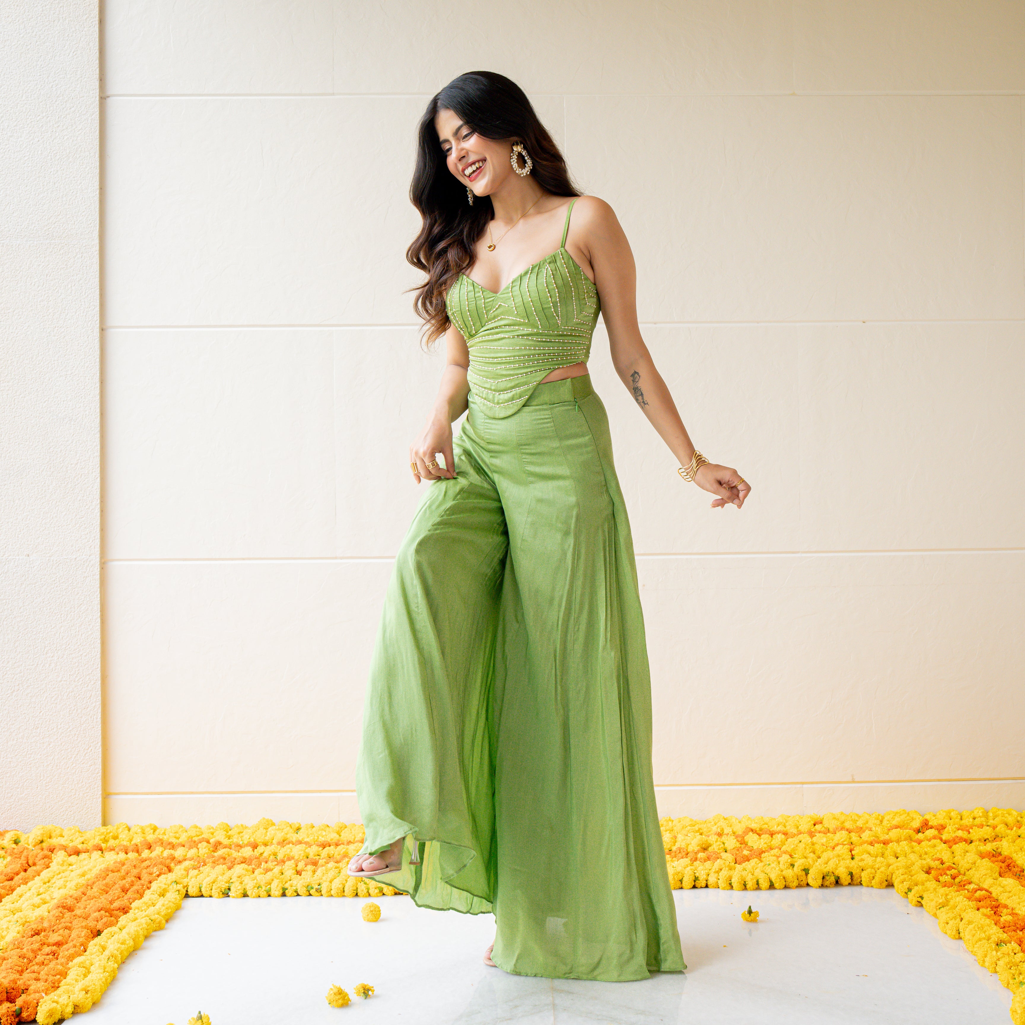Valeria Green Matching Set