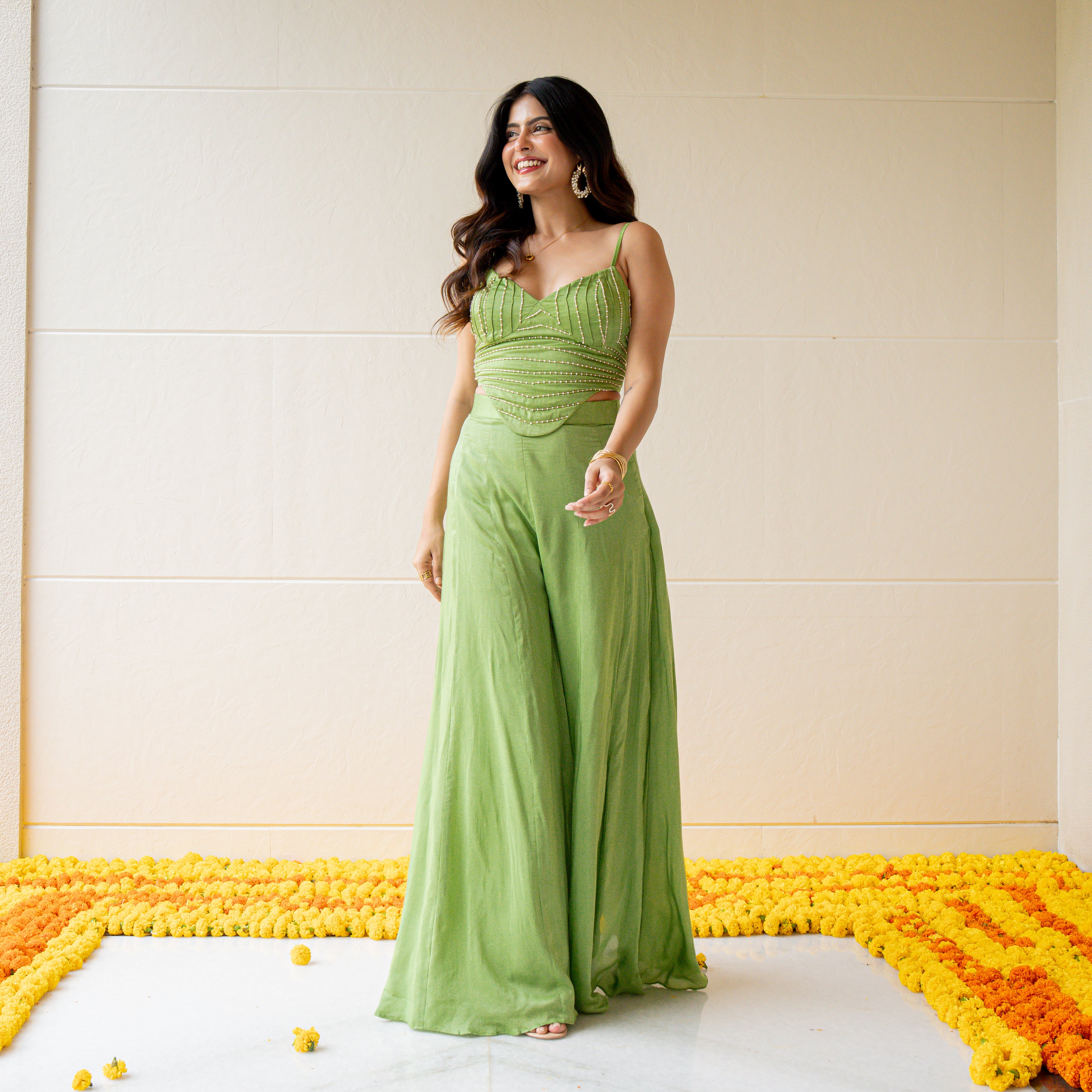 Valeria Green Matching Set