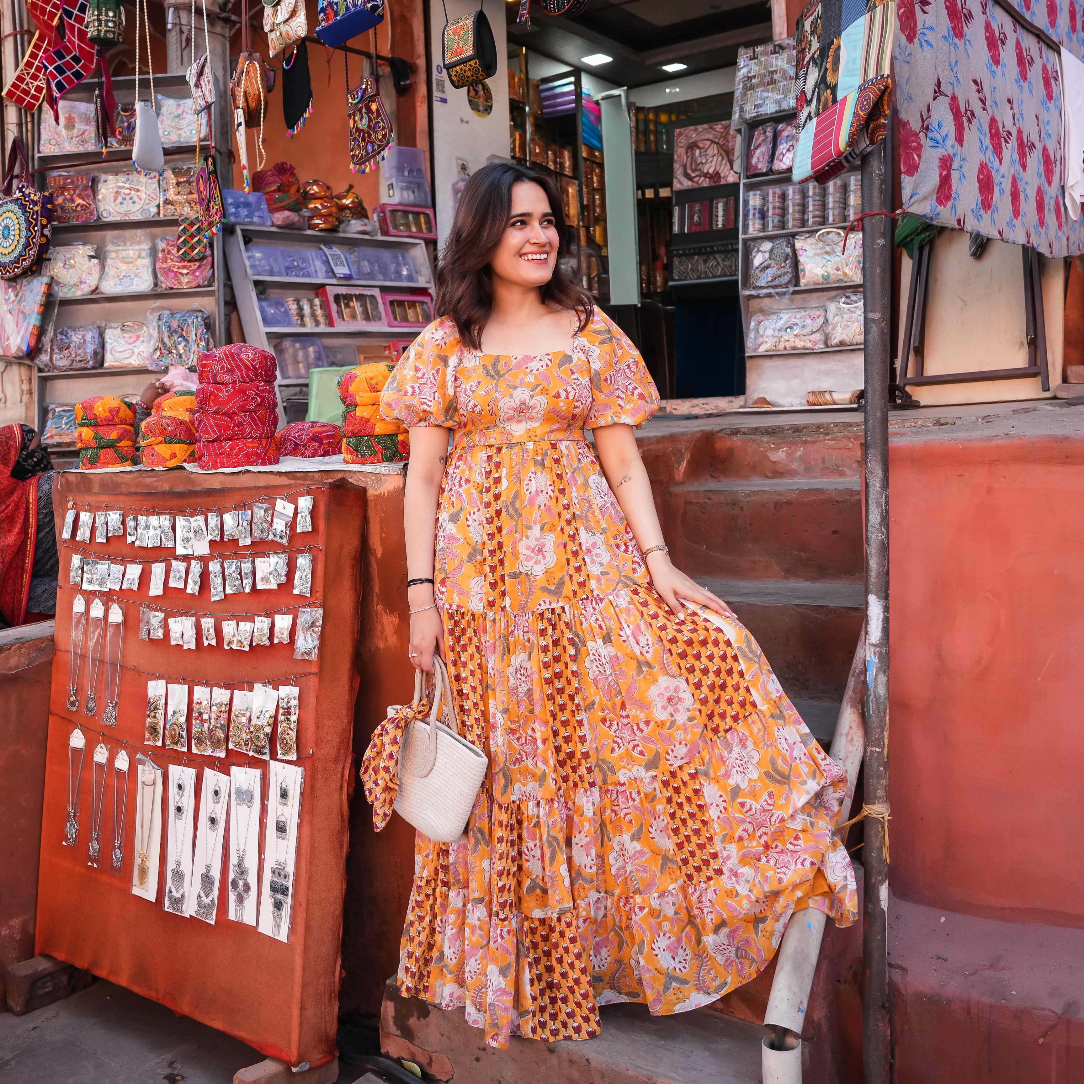 Haldi Fleur Long Dress