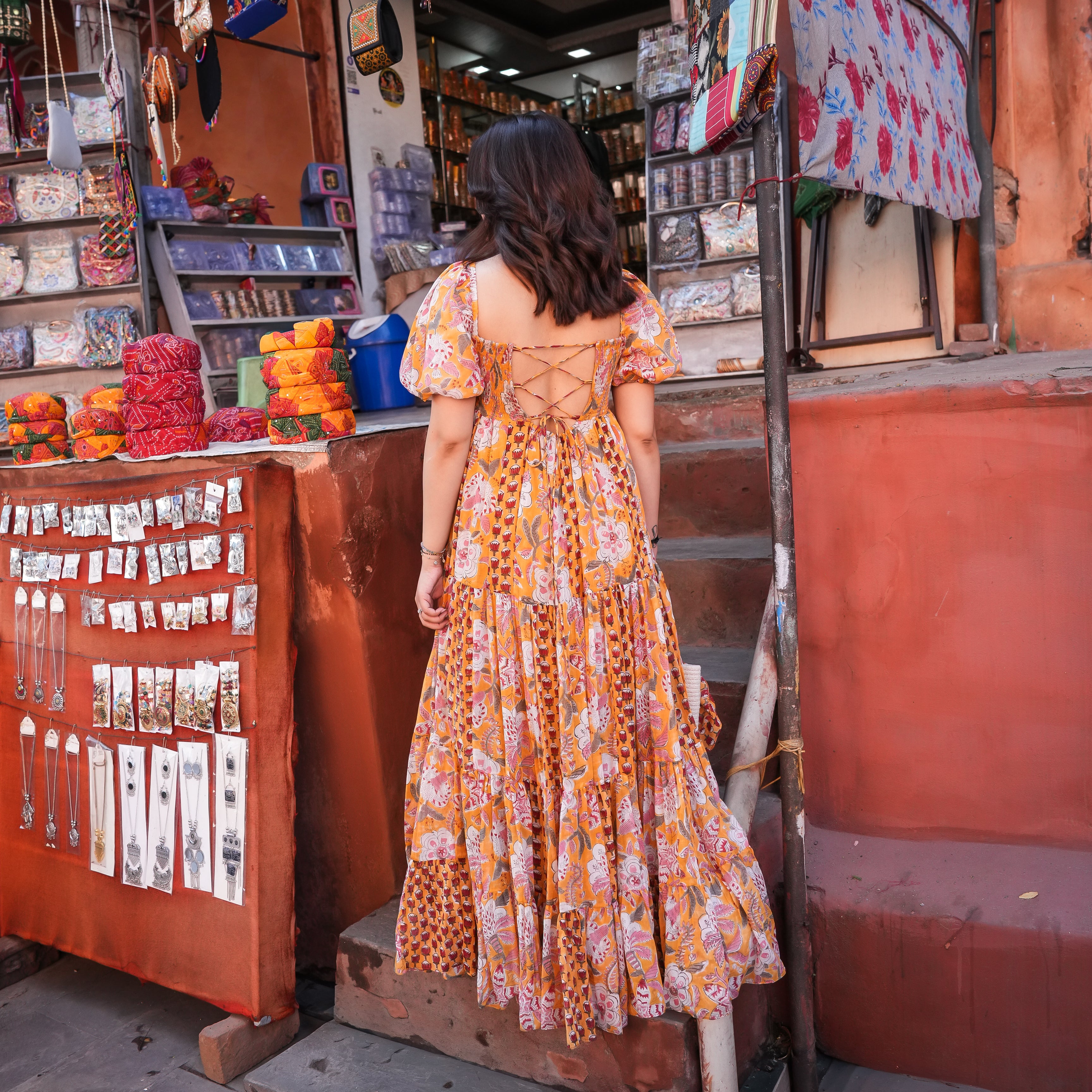 Haldi Fleur Long Dress