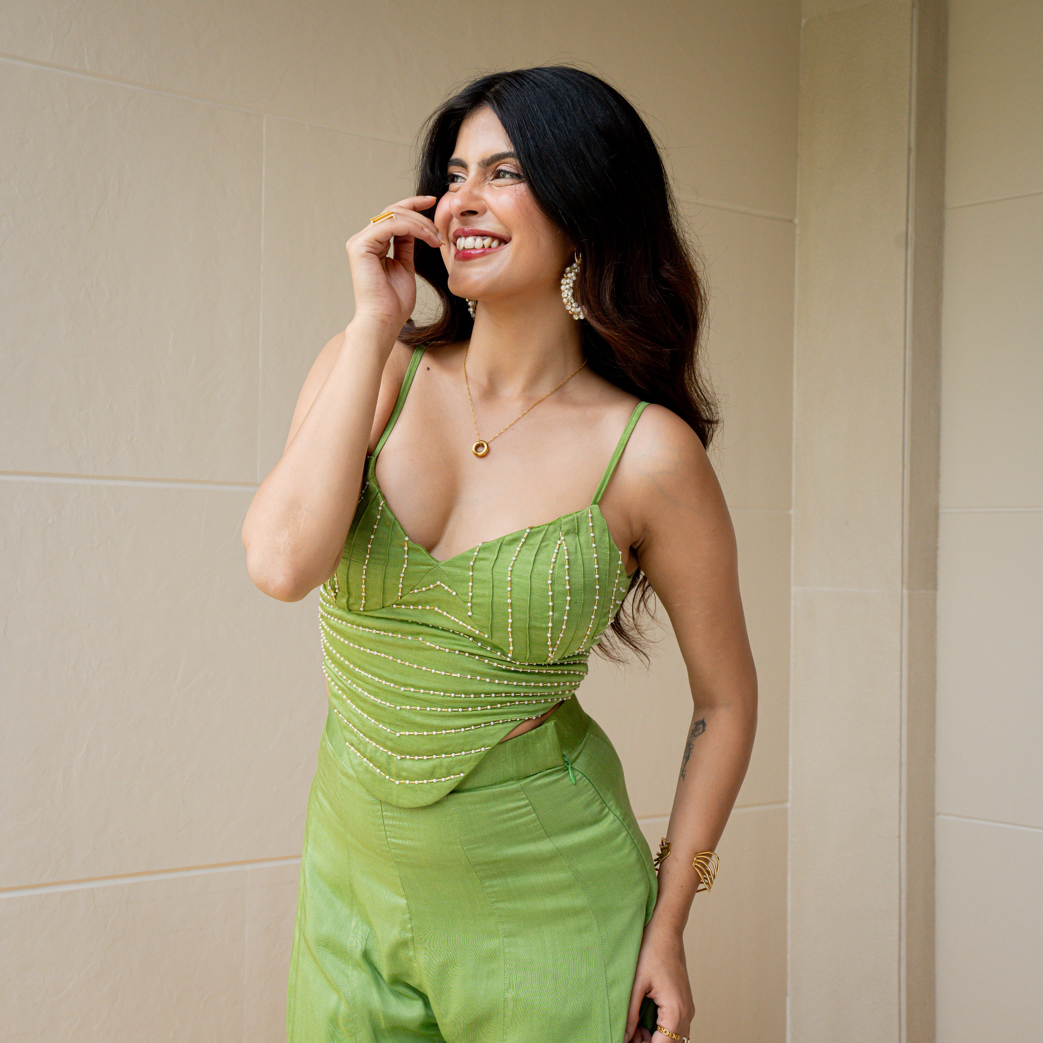 Valeria Green Matching Set