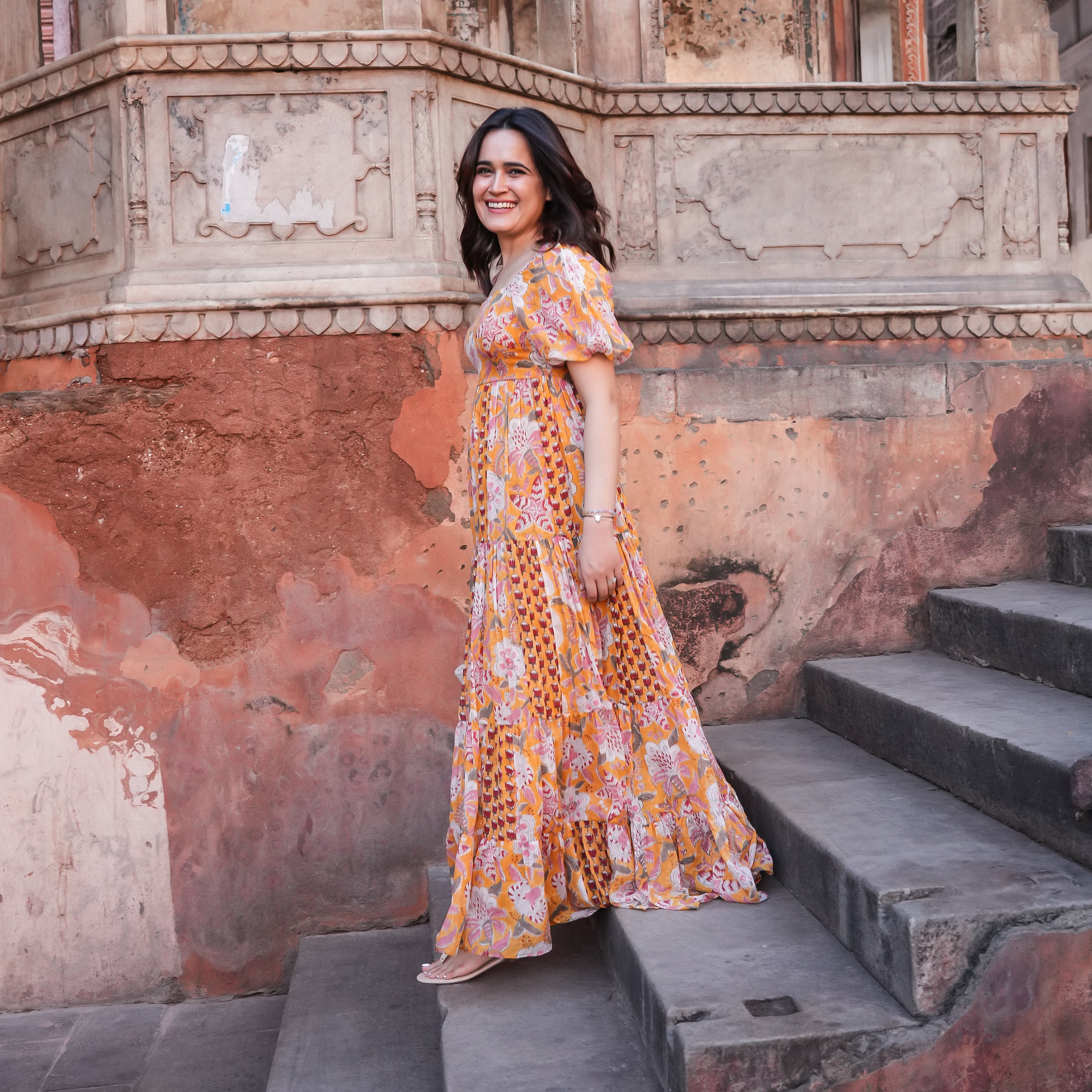 Haldi Fleur Long Dress Ordinaree Haldi Fleur Long Dress Ordinaree