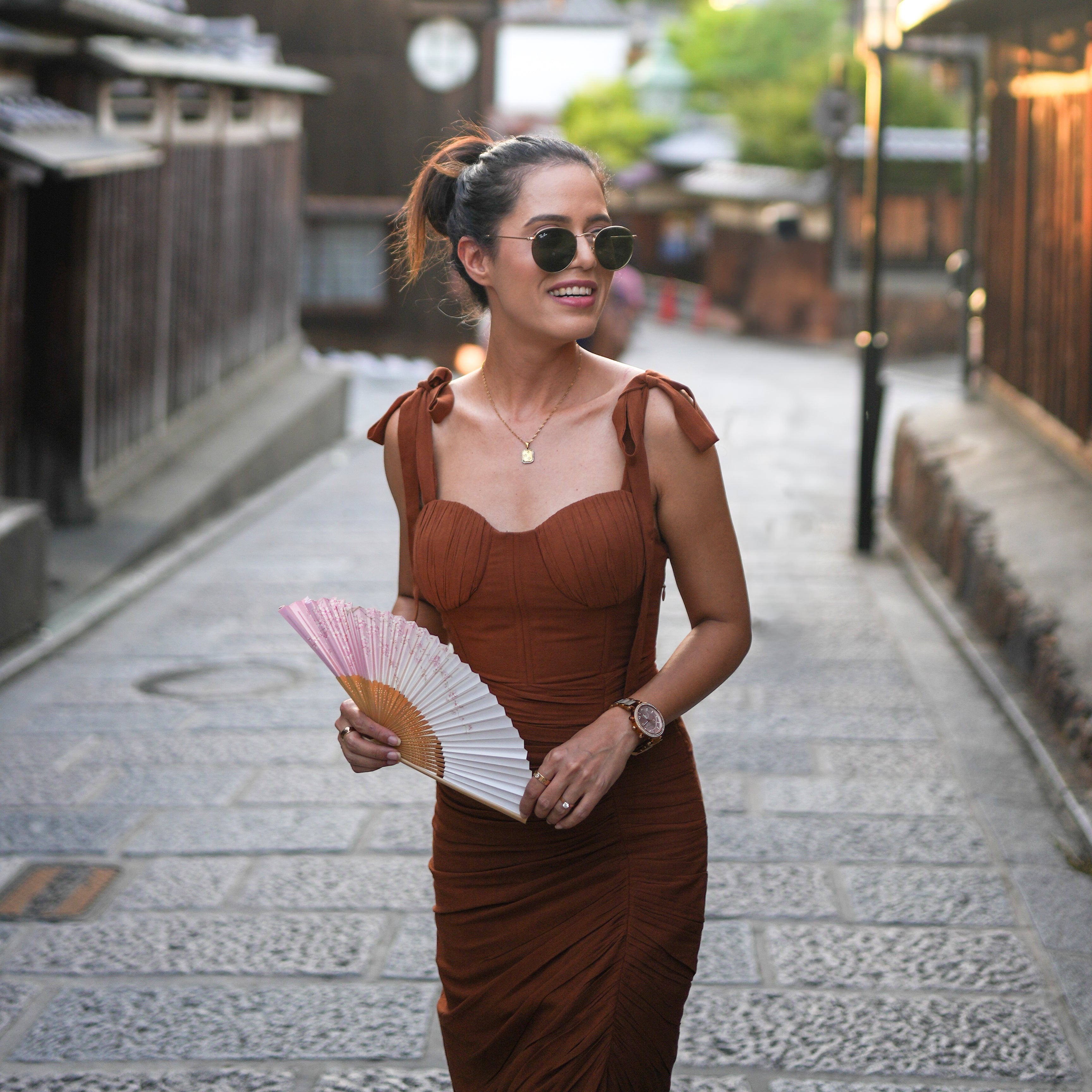 Aakriti Rana In Kurai Charm Brown Dress