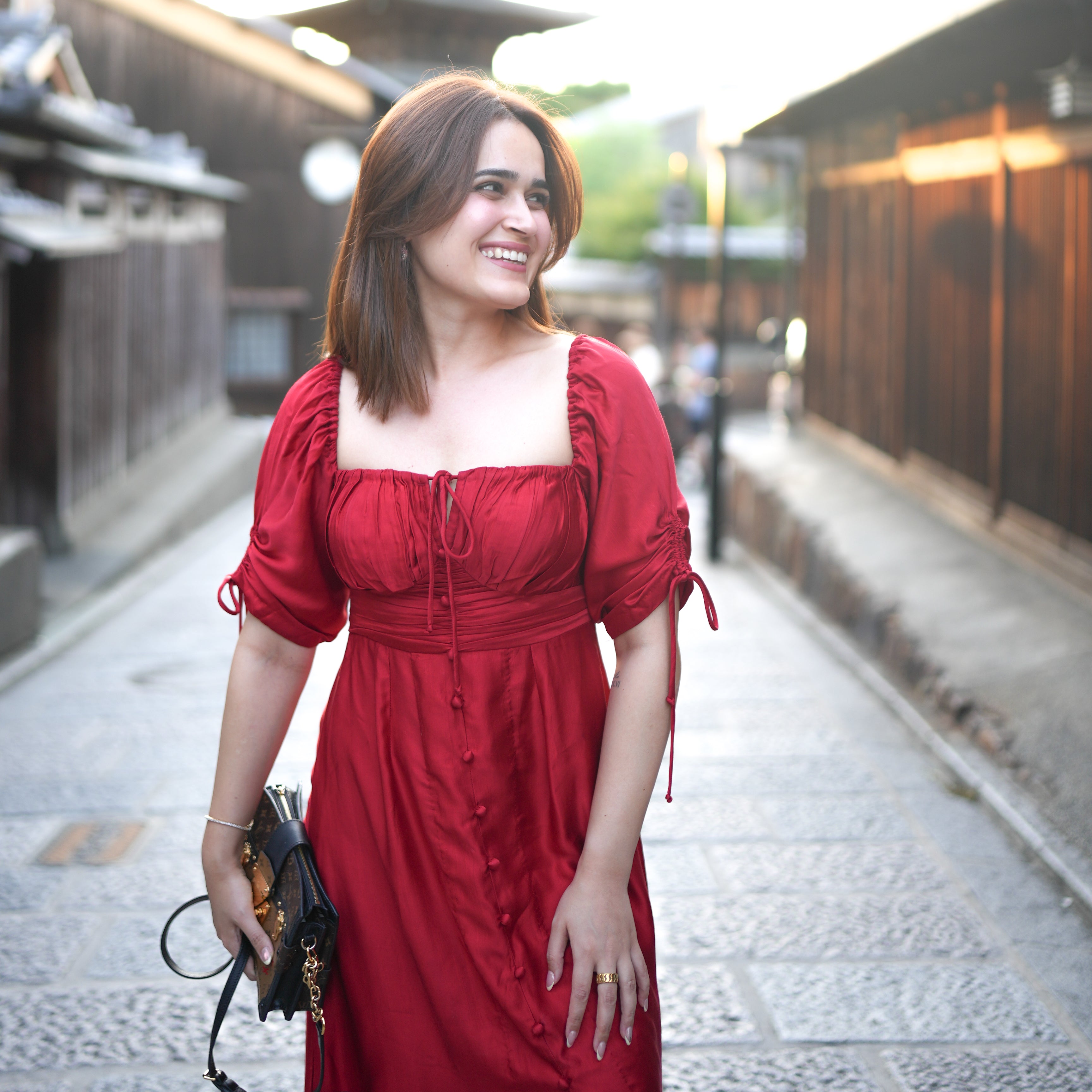 Akai Cherry Long Dress