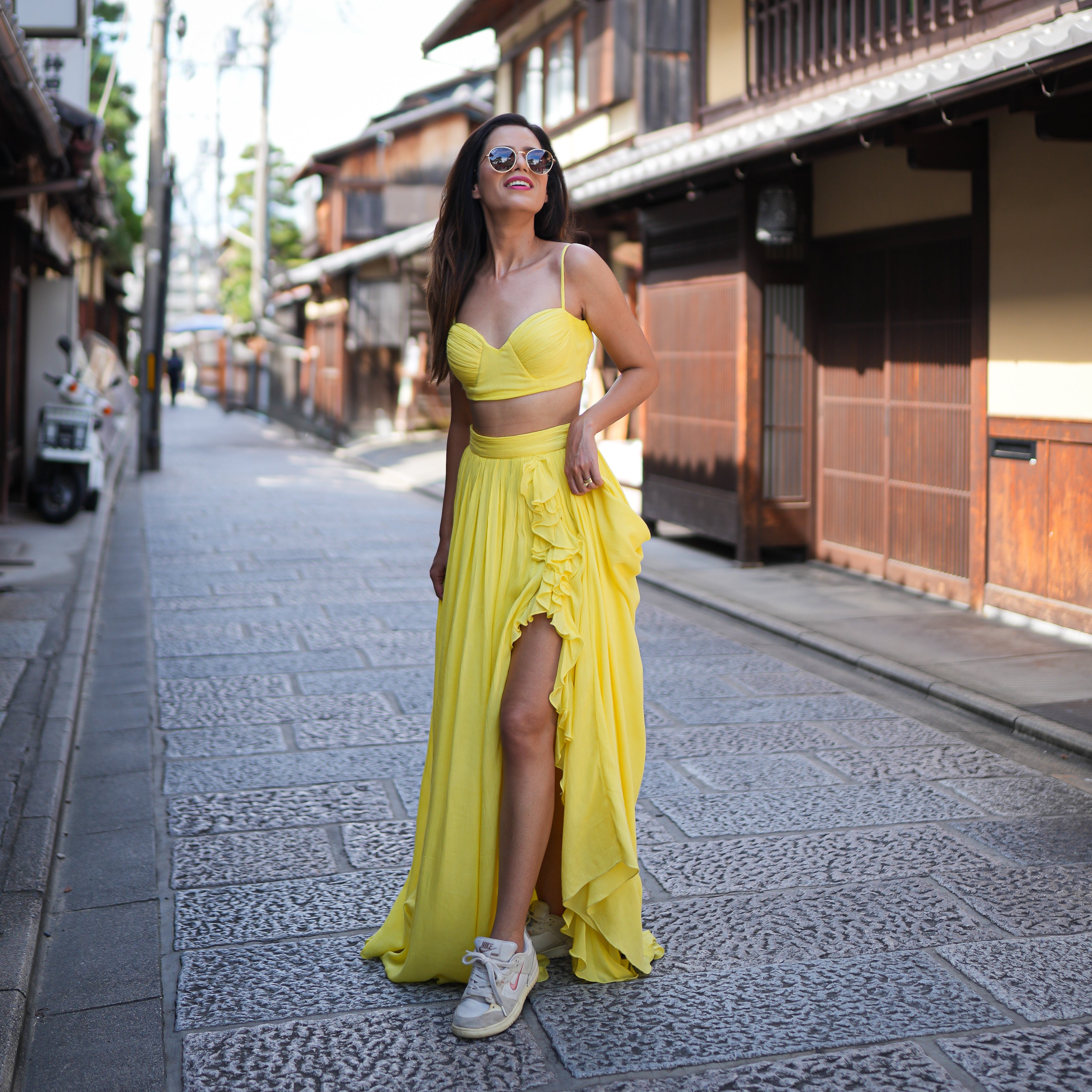 Aakriti Rana In Kyoto Yellow 2-Piece Set