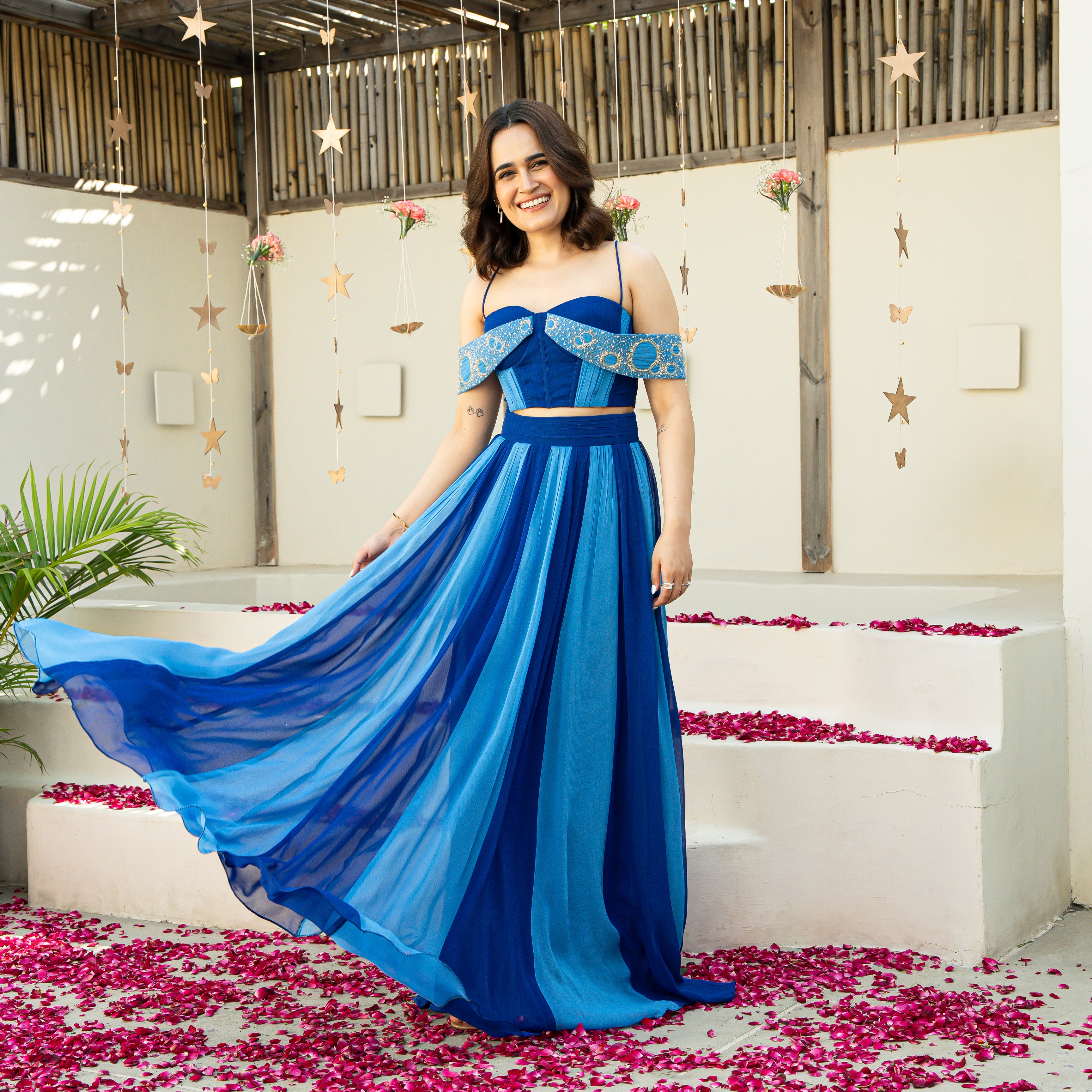 Indigo Prism Co-ord Set