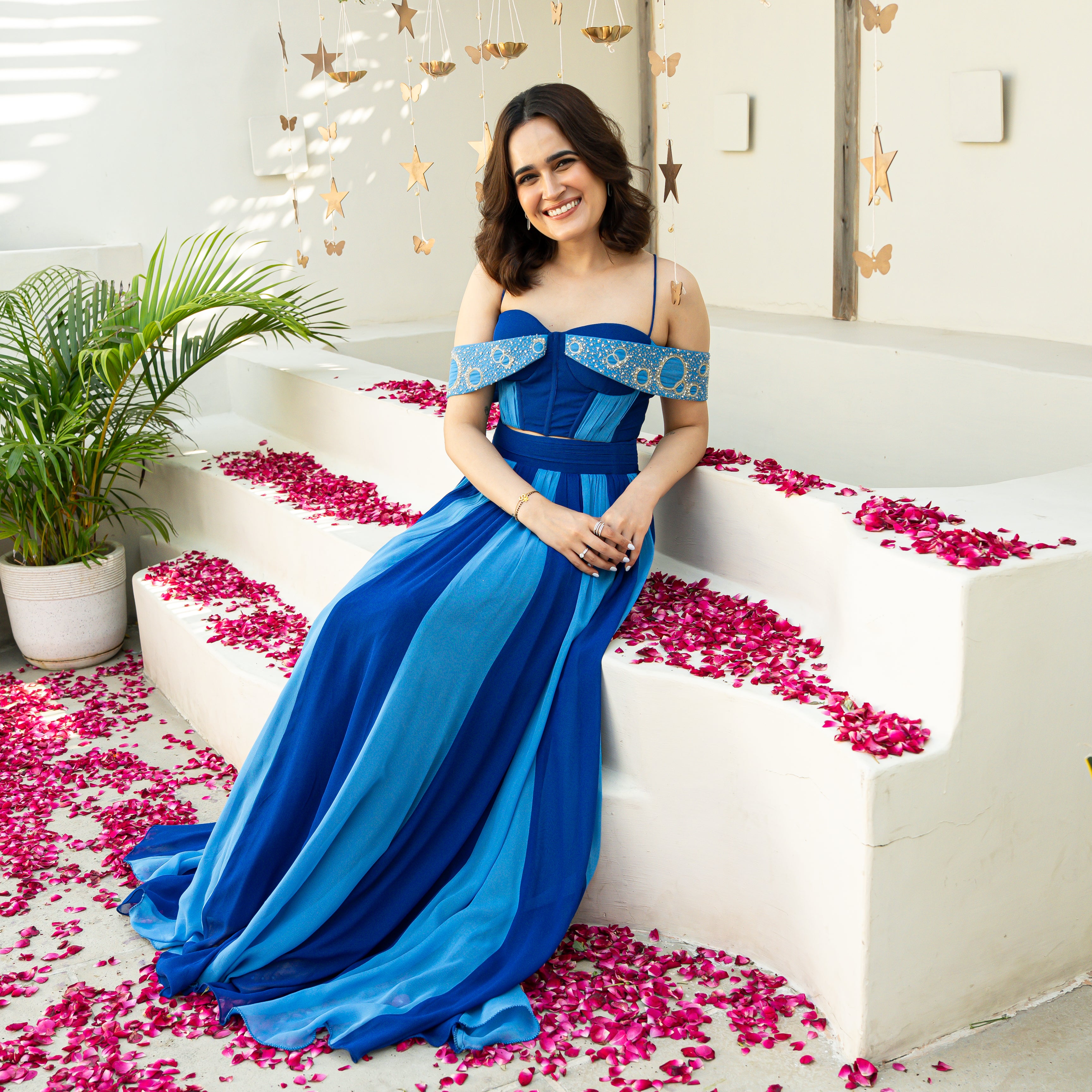 Indigo Prism Co-ord Set