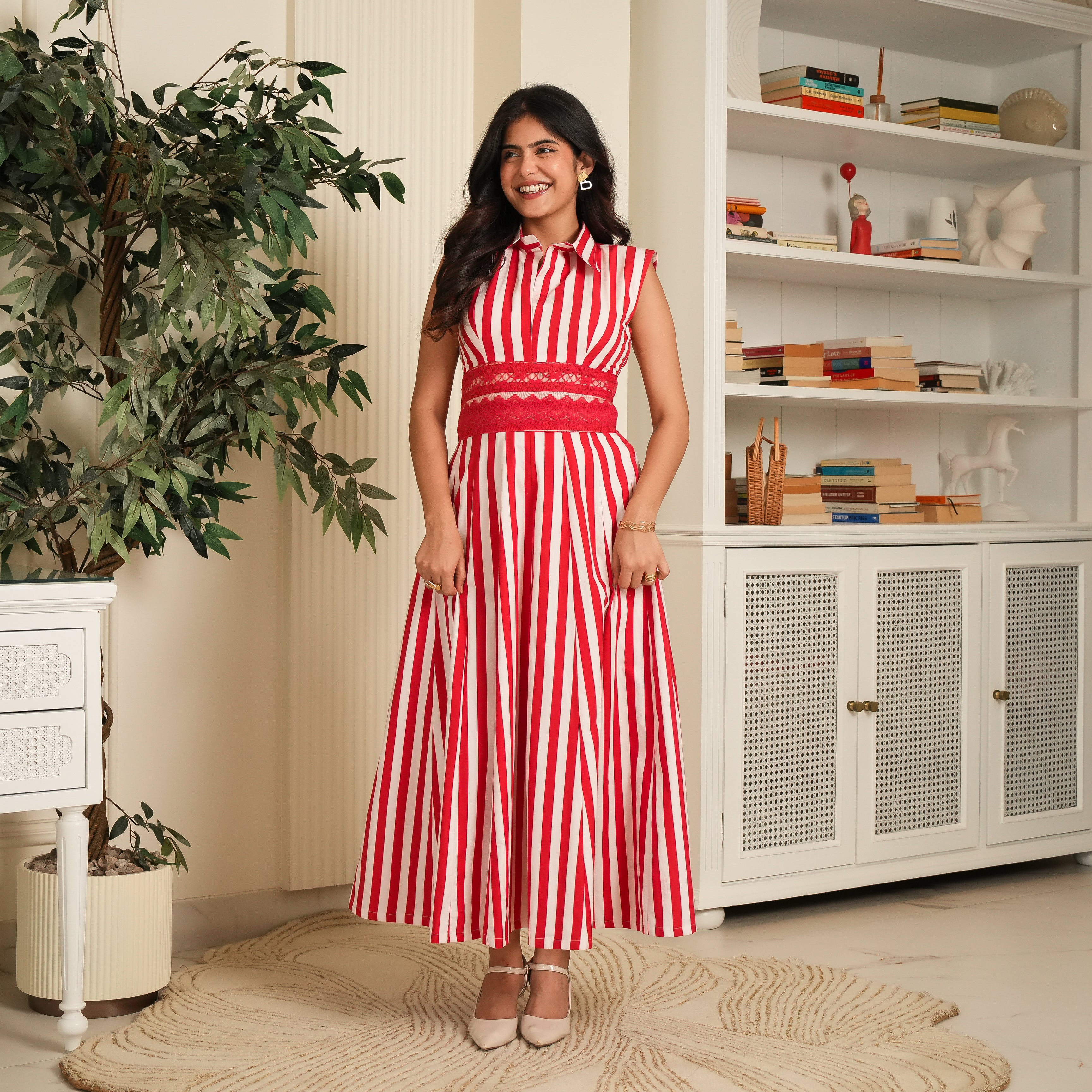 Riviera Flow Midi Dress