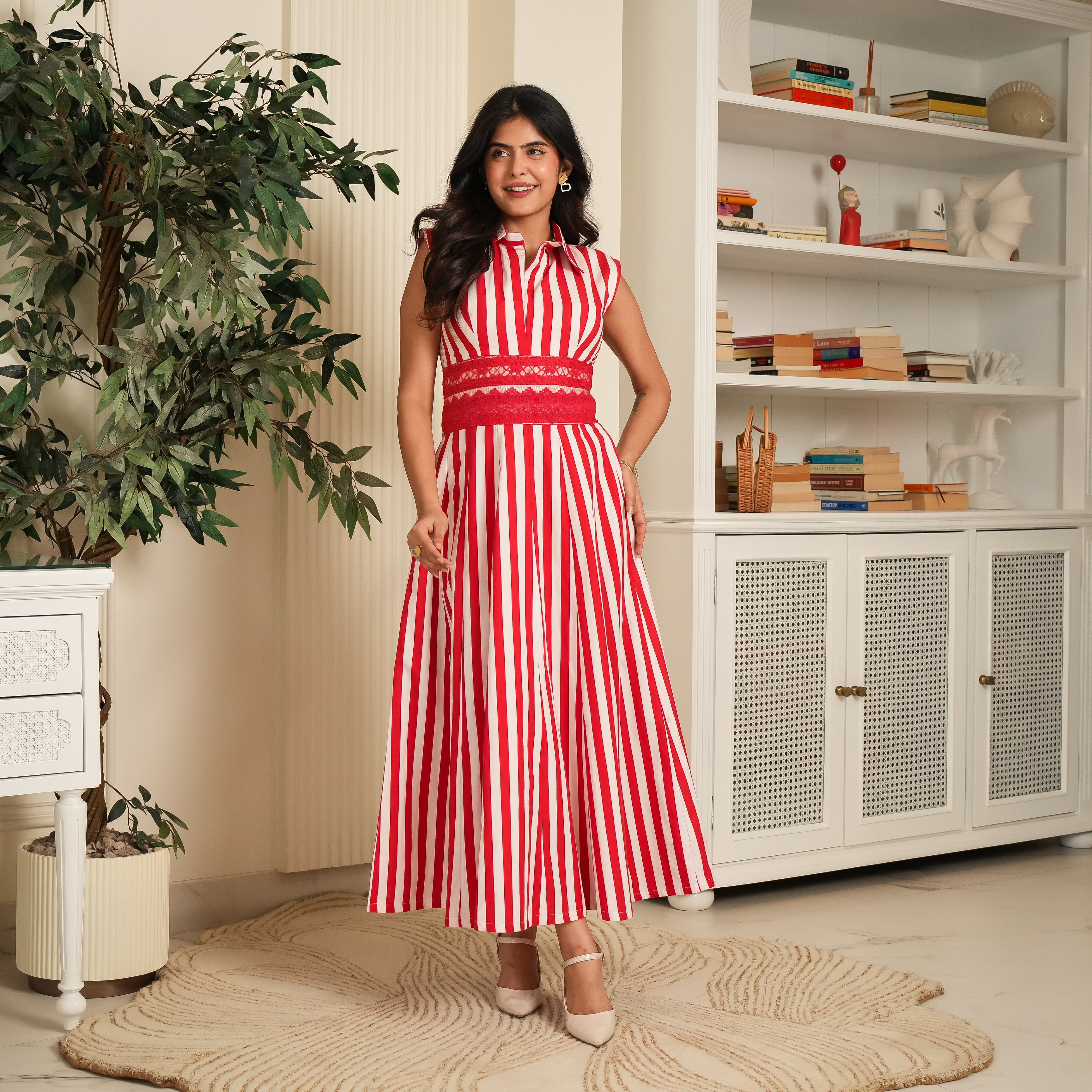 Riviera Flow Midi Dress