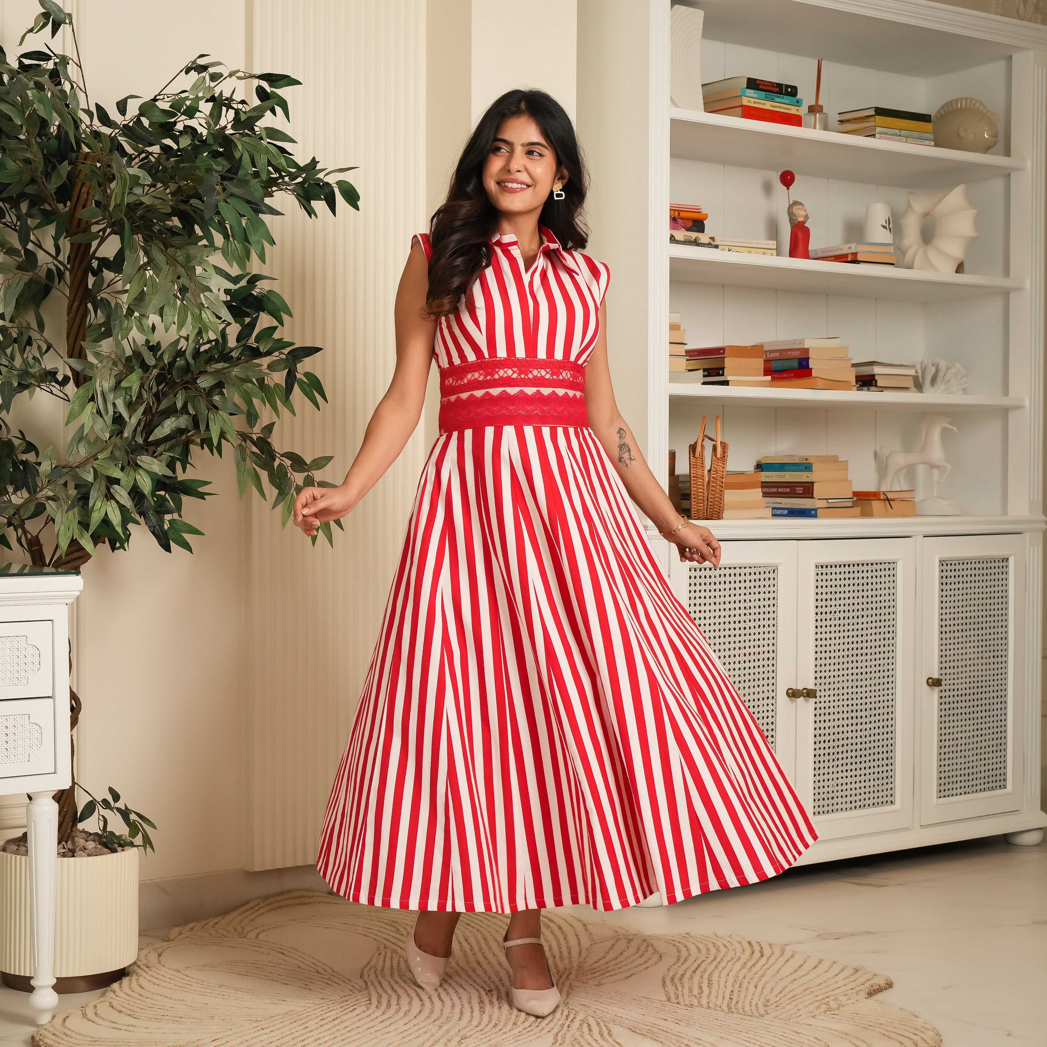 Riviera Flow Midi Dress