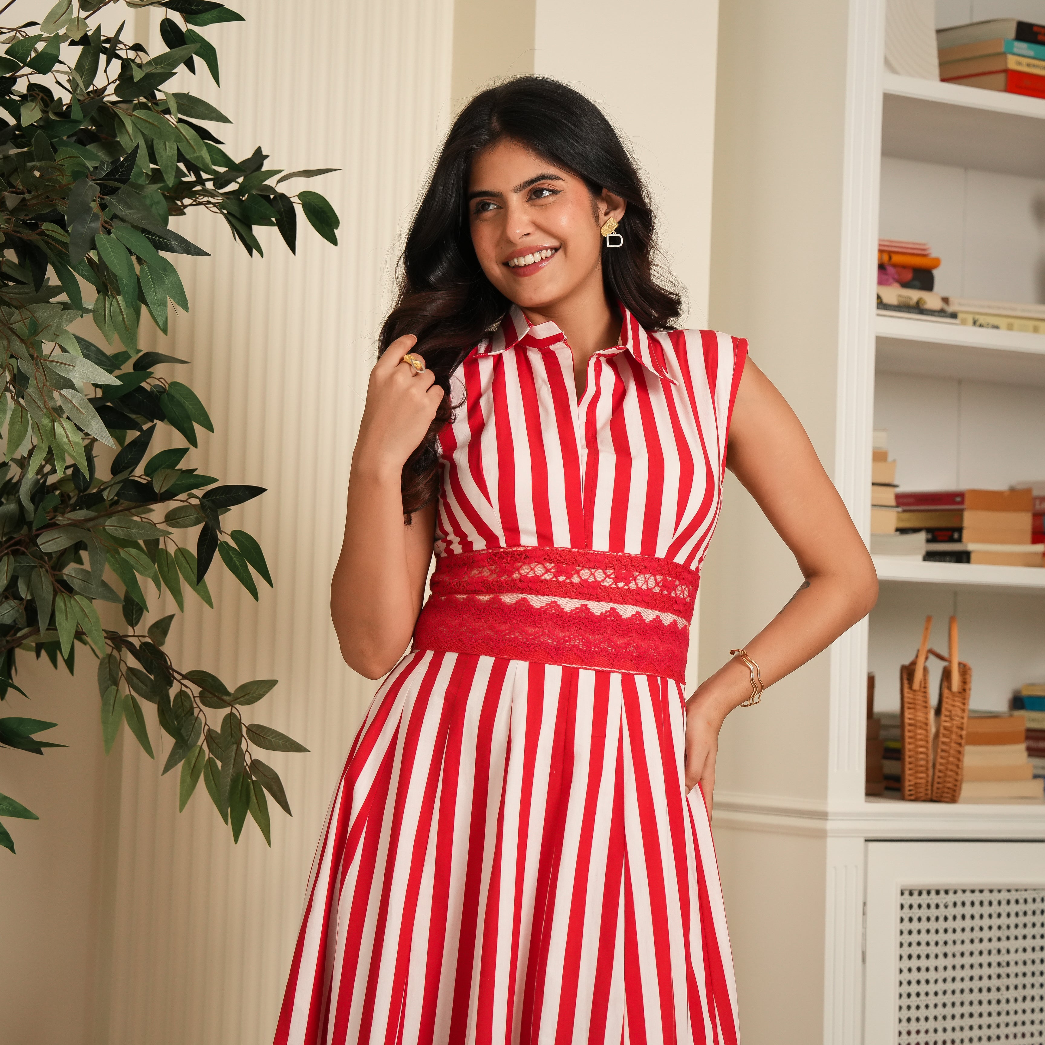 Riviera Flow Midi Dress