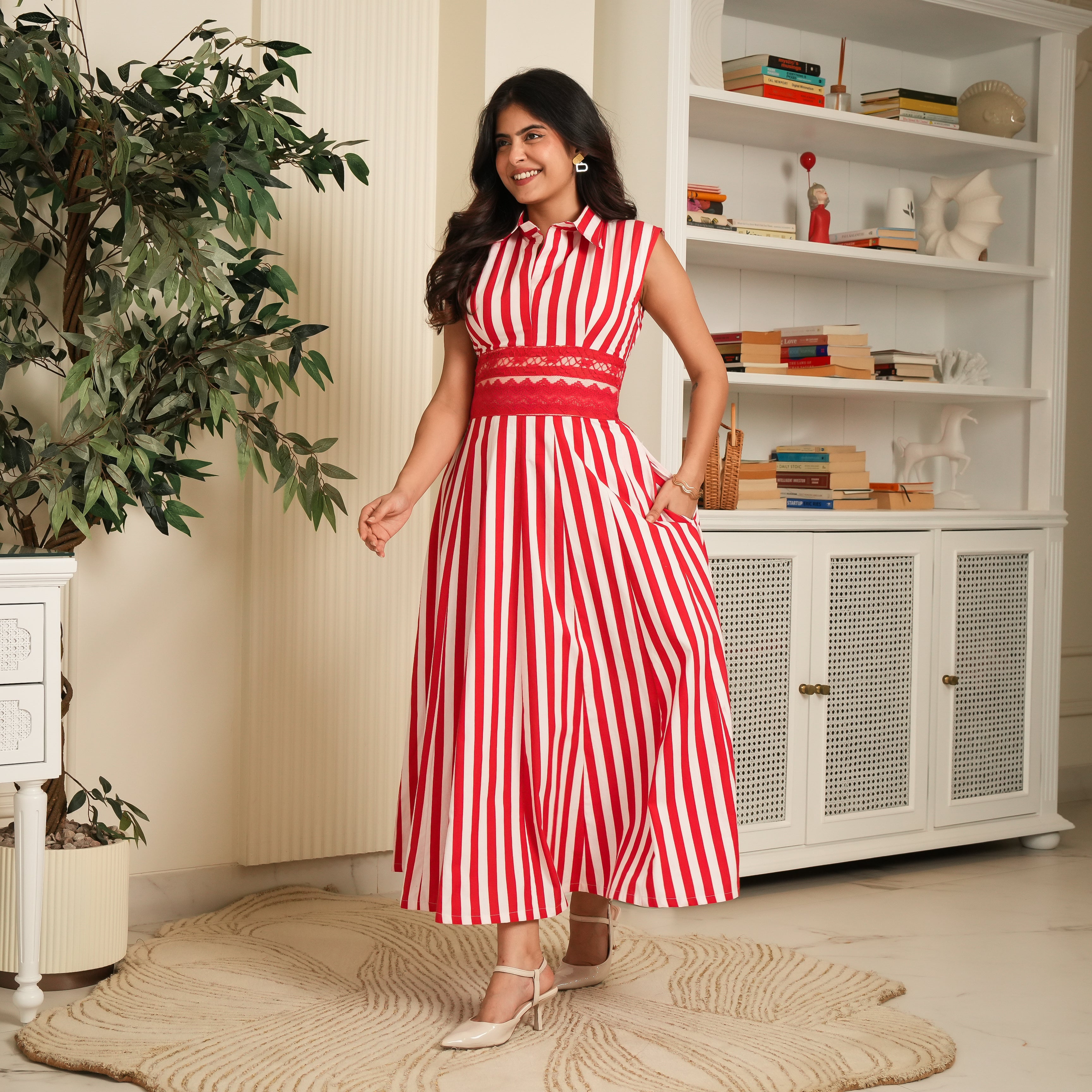 Riviera Flow Midi Dress