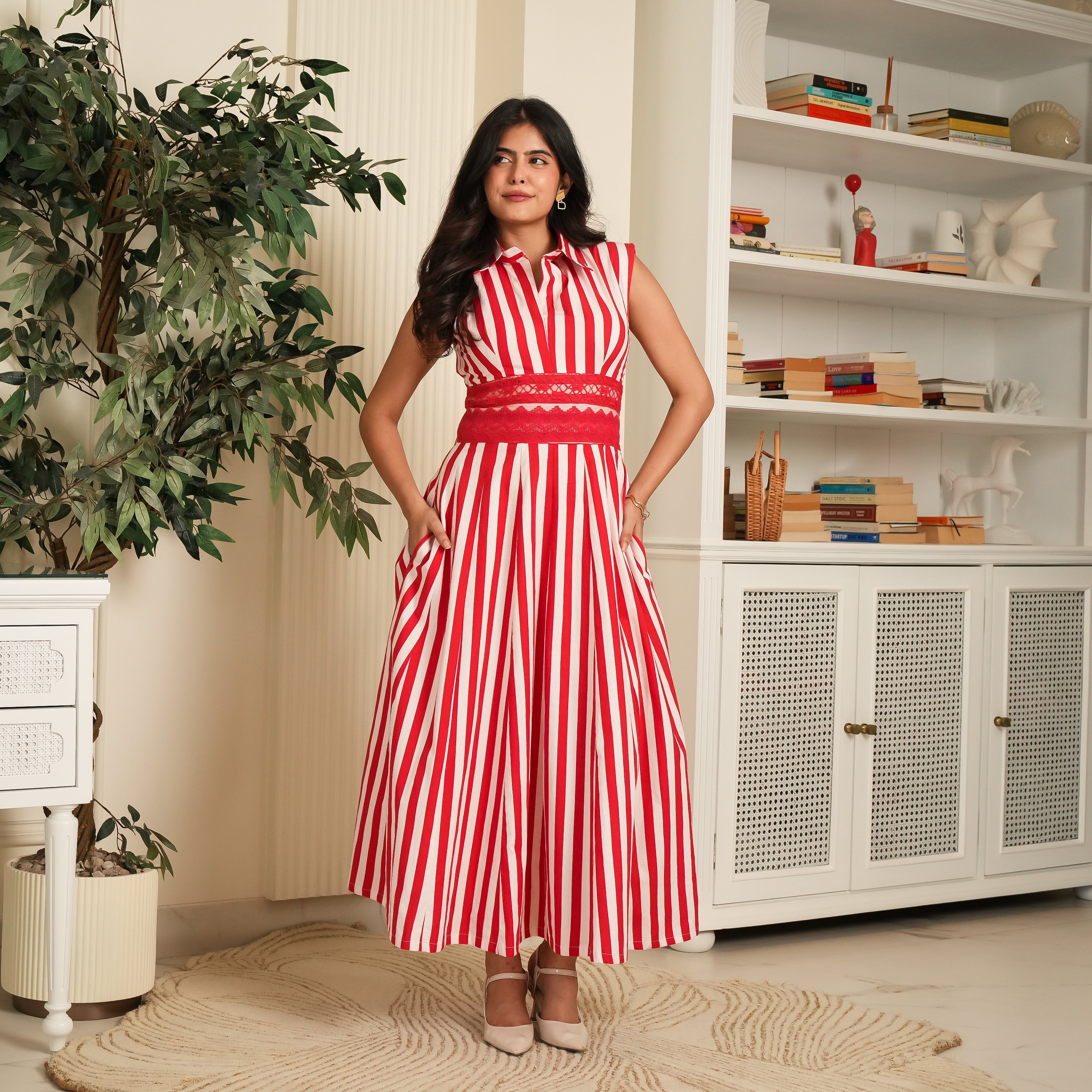 Riviera Flow Midi Dress