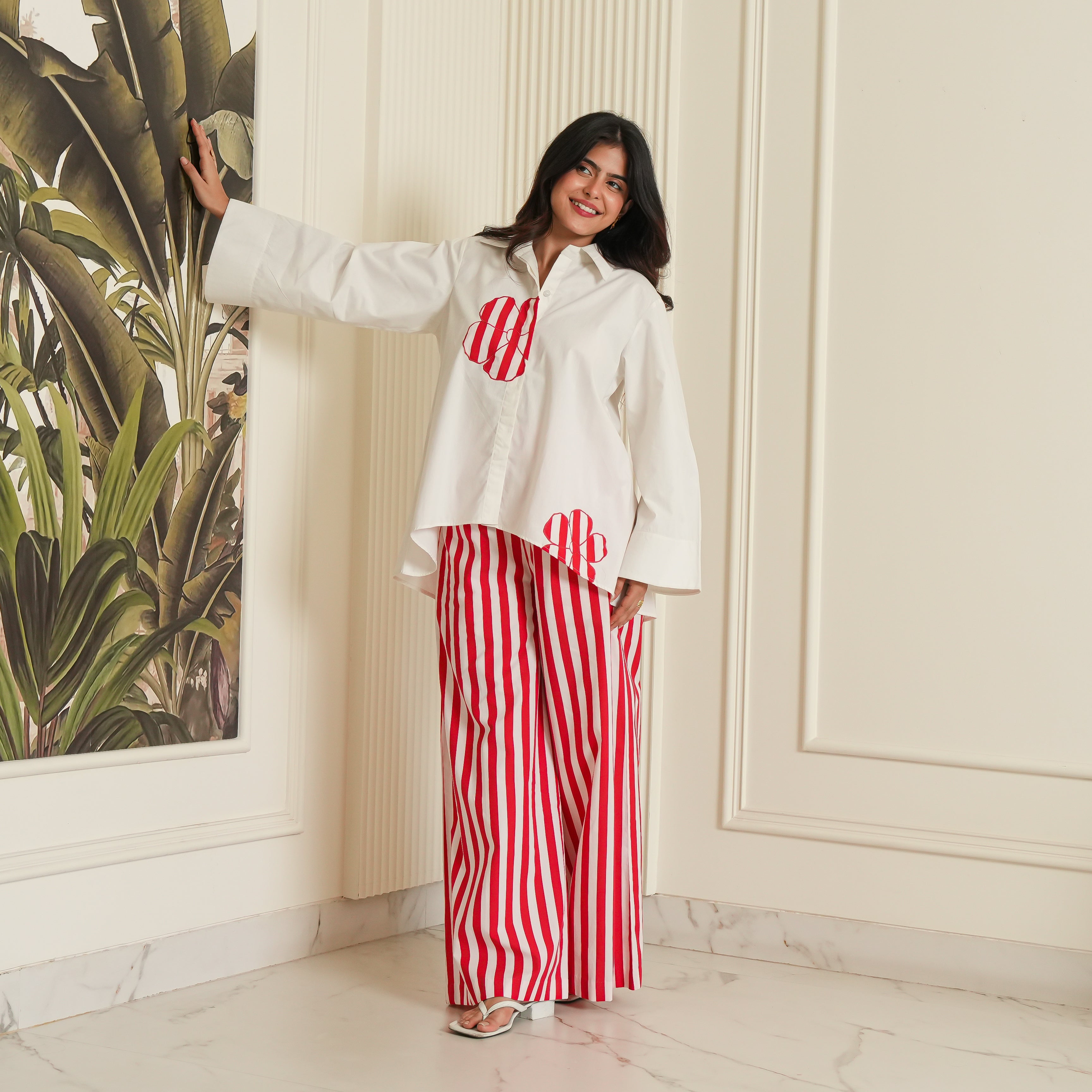 Cherry Stripe Co-ord Set