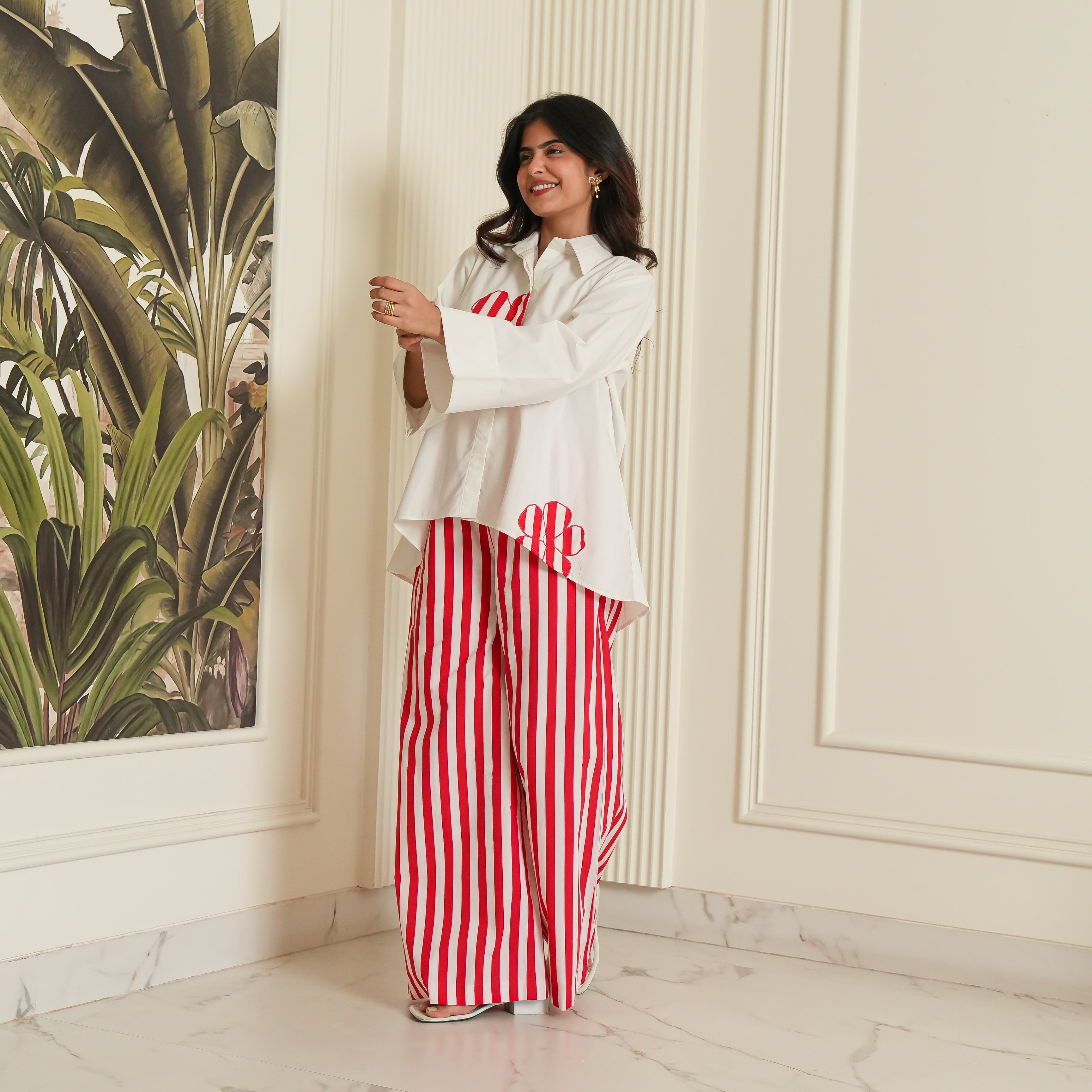 Cherry Stripe Co-ord Set
