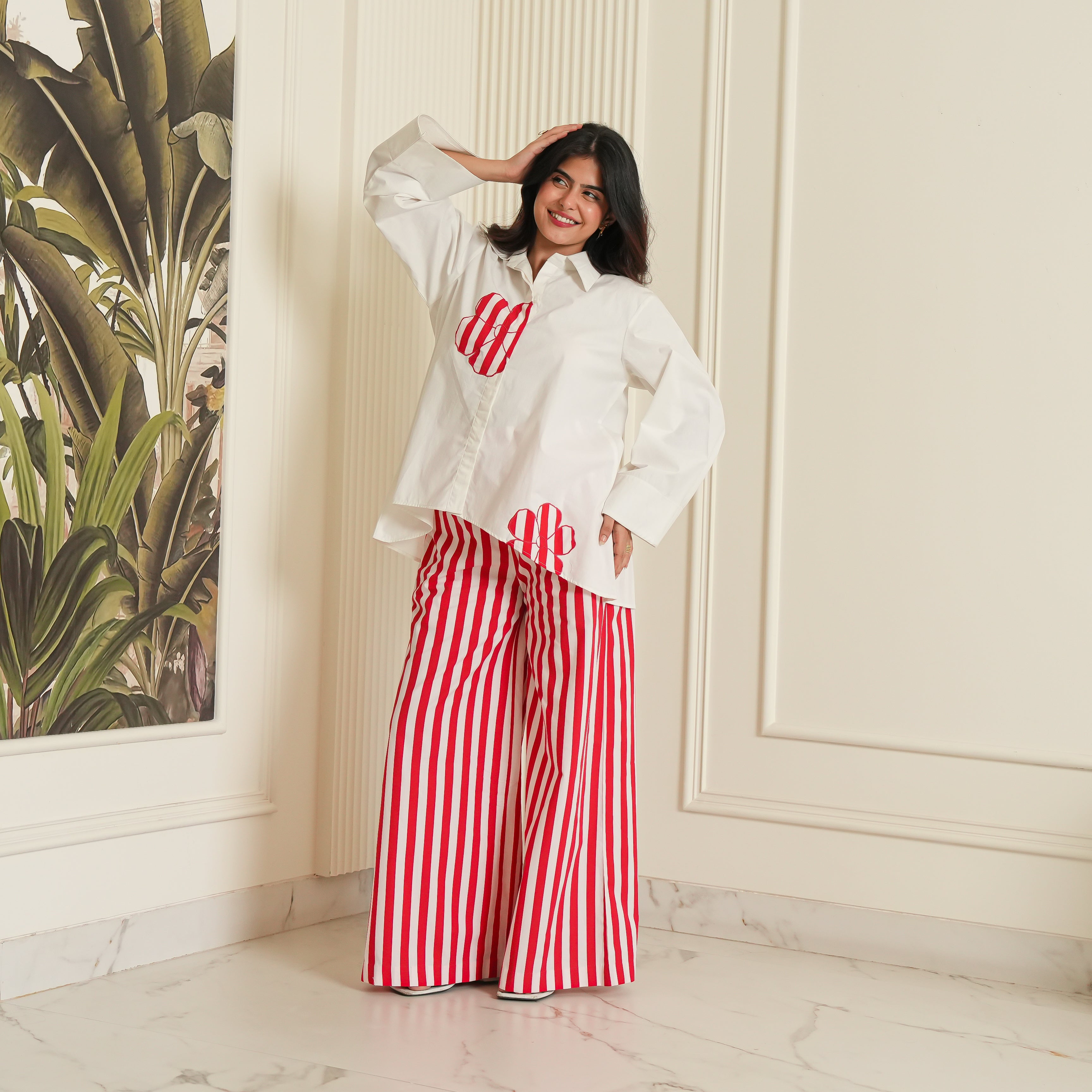 Cherry Stripe Co-ord Set