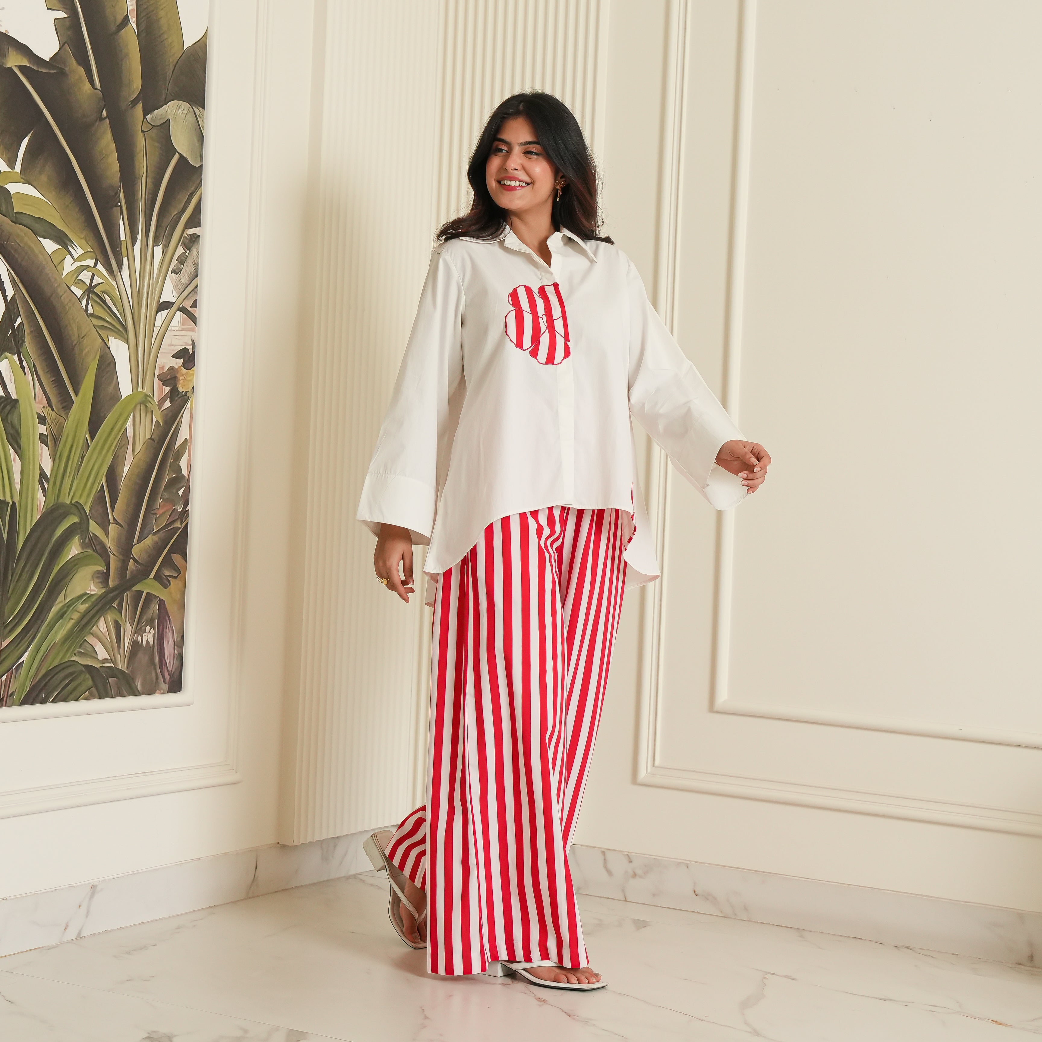 Cherry Stripe Co-ord Set