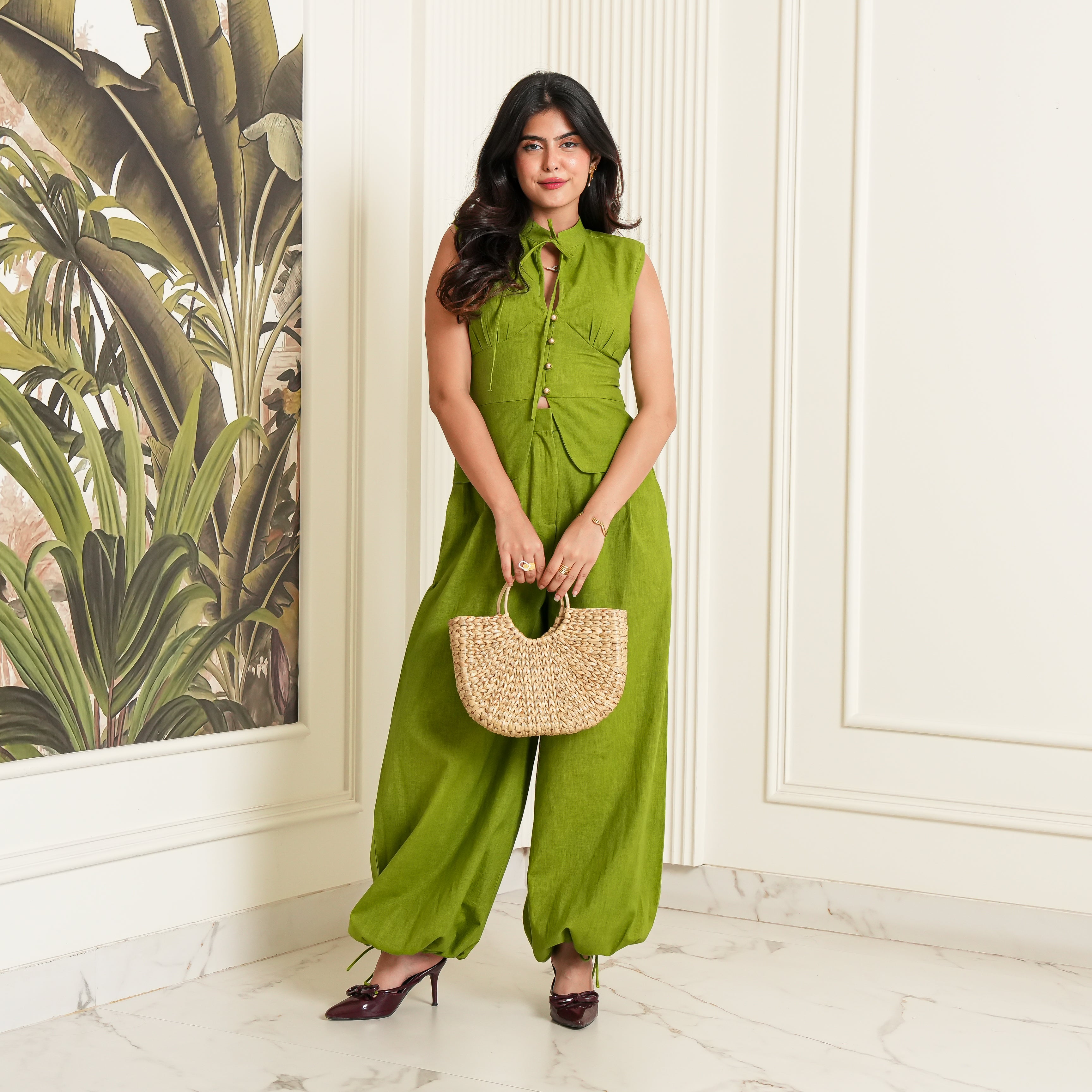 Verdant Charm Co-ord Set